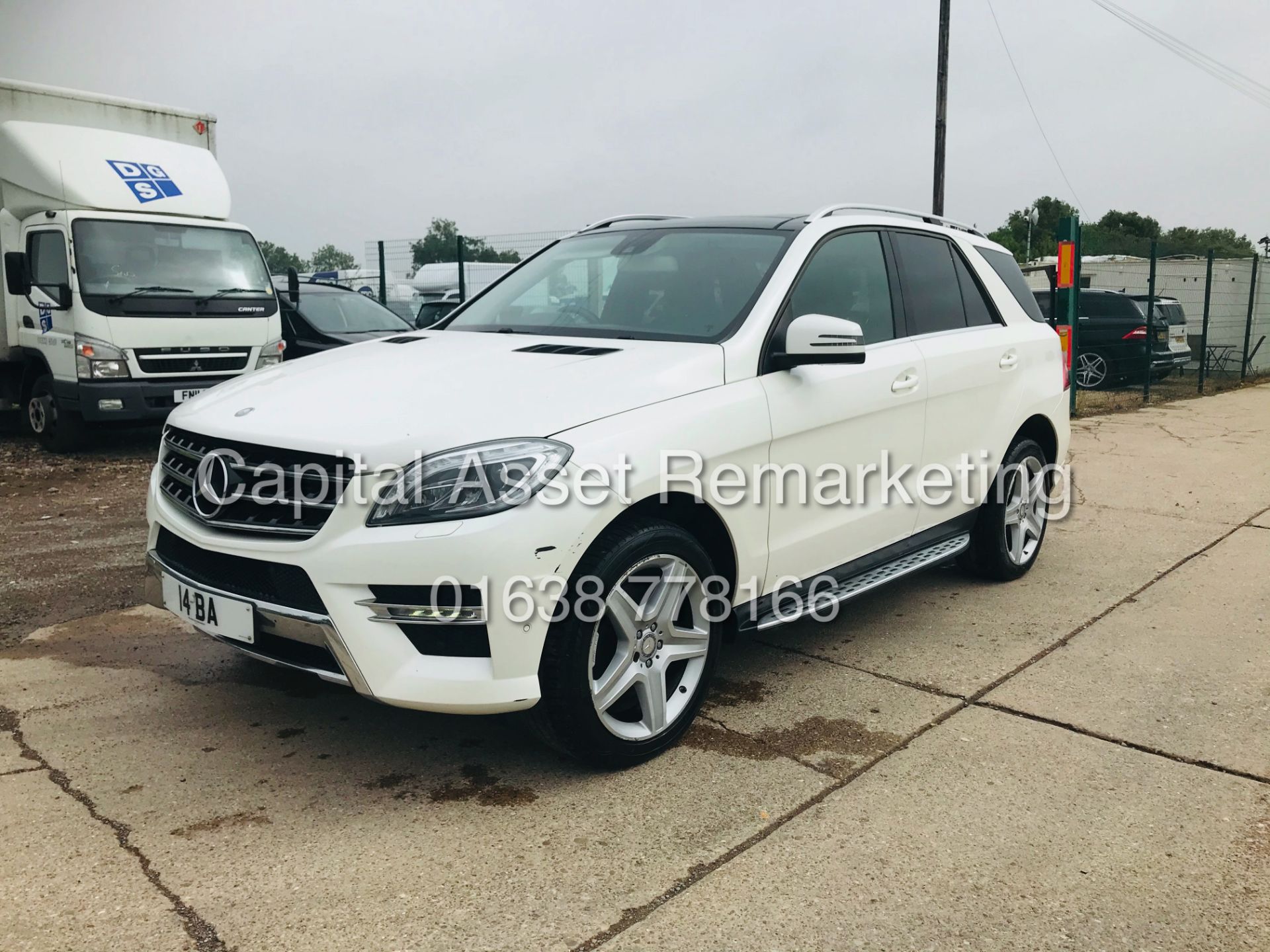 ON SALE MERCEDES ML350d "AMG LINE" PREMIUM AUTO (2015 REG) PAN ROOF - MET WHITE- HUGE SPEC- LEATHER - Image 4 of 28