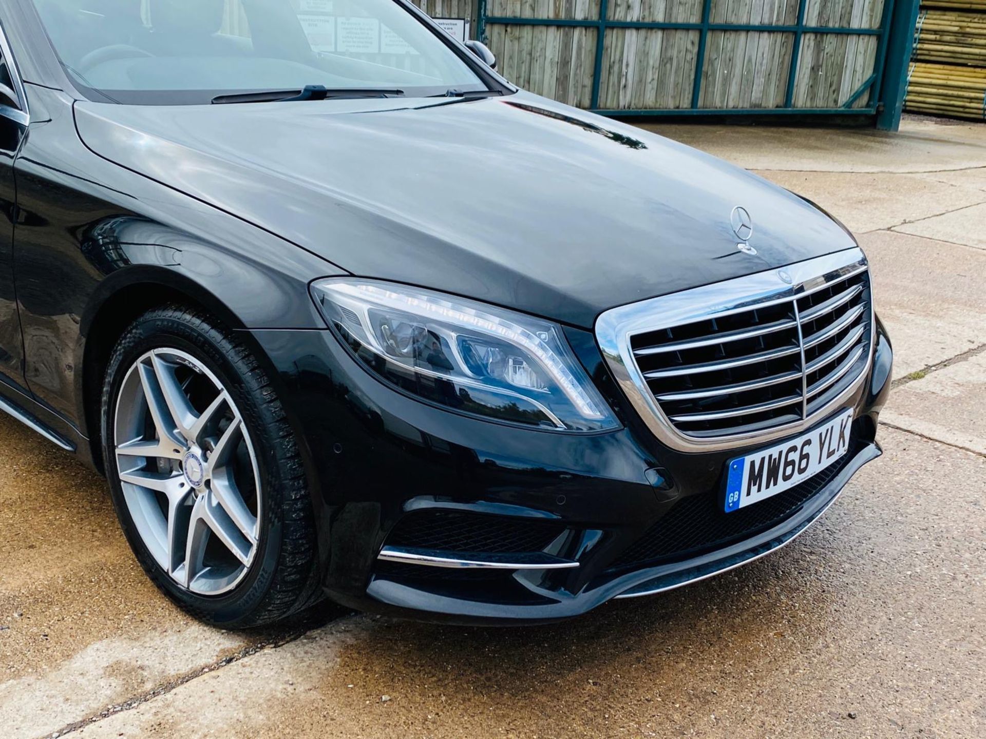 MERCEDES S350d "AMG LINE"AUTO - LWB LIMO - 2017 MODEL - BLACK - HUGE SPEC - LEATHER - SAT NAV - LOOK - Image 8 of 29