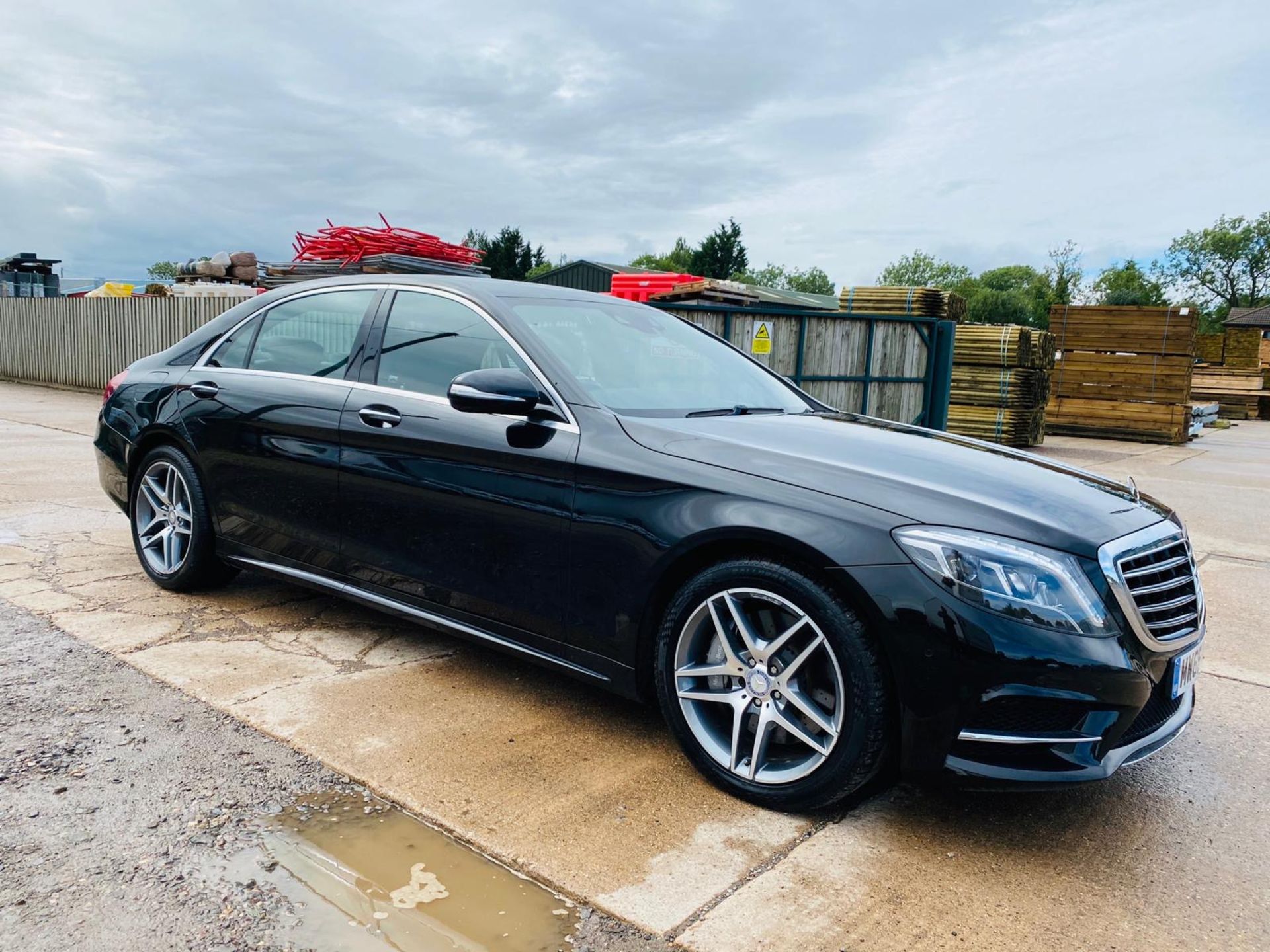 MERCEDES S350d "AMG LINE"AUTO - LWB LIMO - 2017 MODEL - BLACK - HUGE SPEC - LEATHER - SAT NAV - LOOK - Image 5 of 29