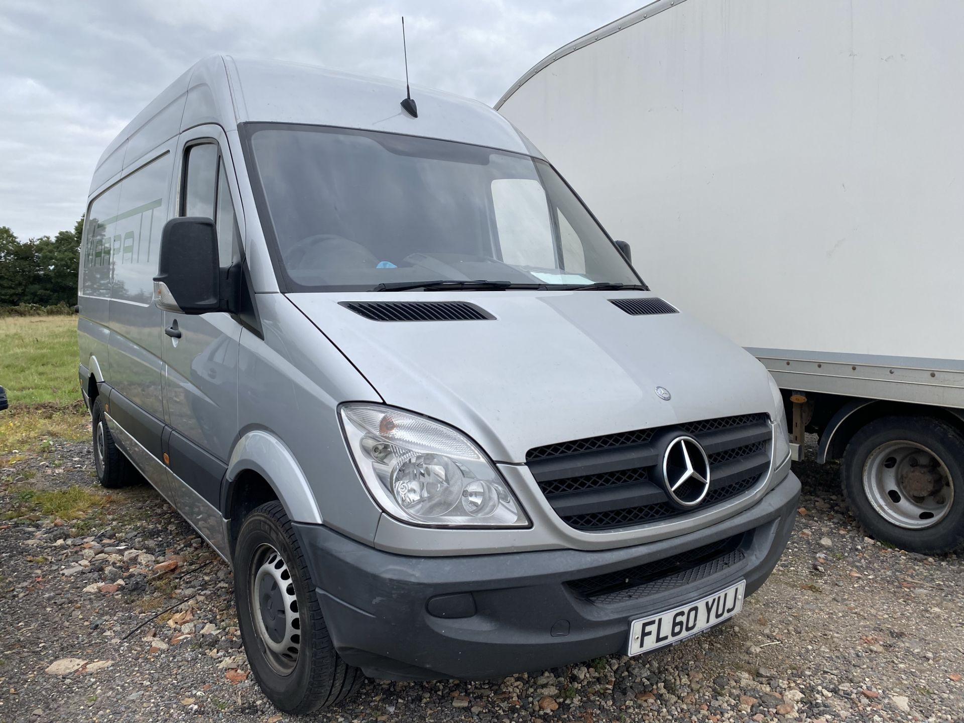 On Sale MERCEDES SPRINTER 313CDI "MWB" HIGH ROOF - 60 REG - EURO 5 - AIR CON - SILVER - ELEC PACK -