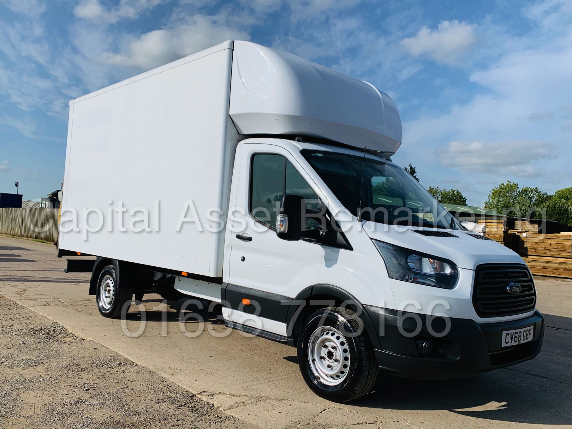 (On Sale) FORD TRANSIT T350L *LWB -LUTON / BOX VAN* (68 REG - EURO 6) '2.0 TDCI-6 SPEED' *TAIL-LIFT* - Image 3 of 42