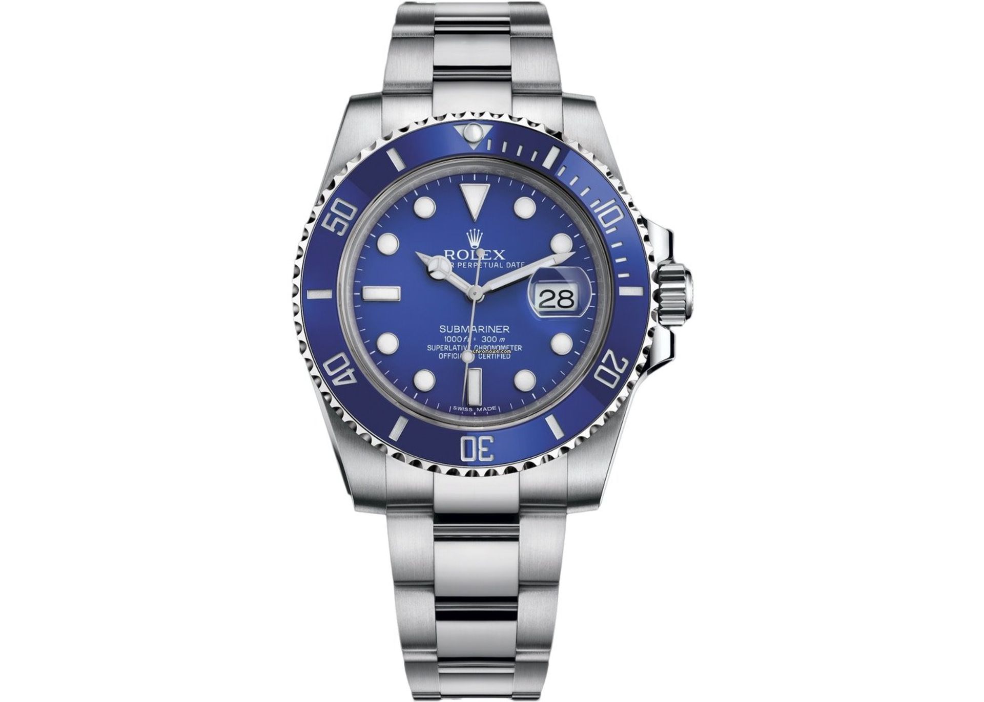 On Sale ROLEX SUBMARINER DATE 40MM 18CT WHITE GOLD (2020) SMURF *GREAT INVESTMENT*