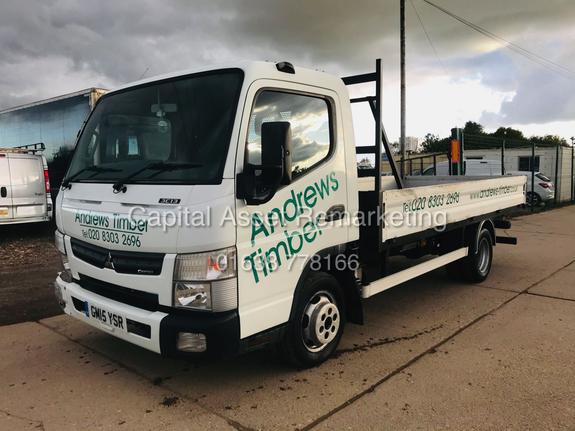 ON SALE MITSUBISHI FUSO CANTER 3C13-35 (15 REG) 14FT ALLOY DROPSIDE - 1 OWNER *IDEAL SCAFFOLD* - Image 3 of 18