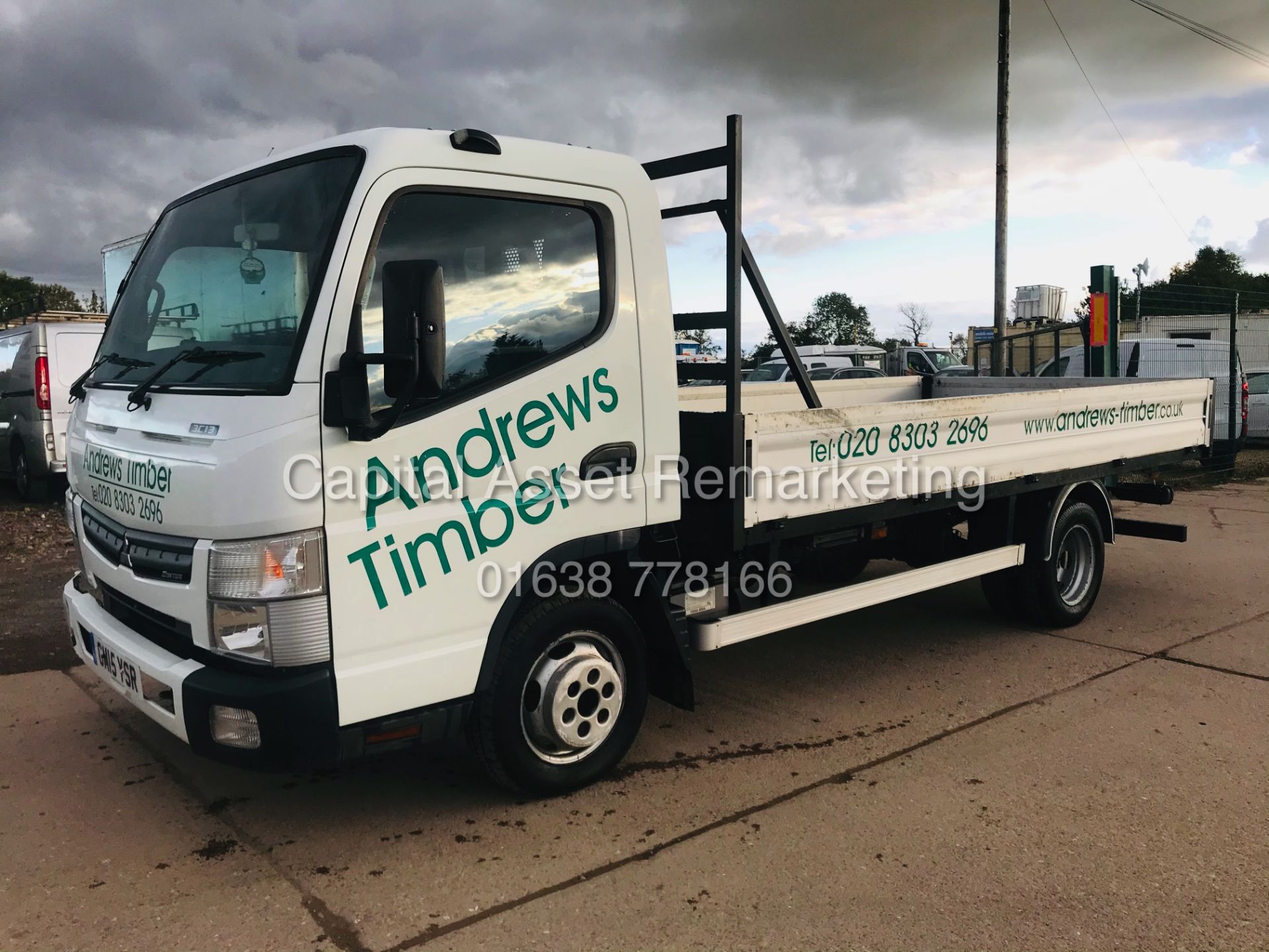 ON SALE MITSUBISHI FUSO CANTER 3C13-35 (15 REG) 14FT ALLOY DROPSIDE - 1 OWNER *IDEAL SCAFFOLD* - Image 2 of 18