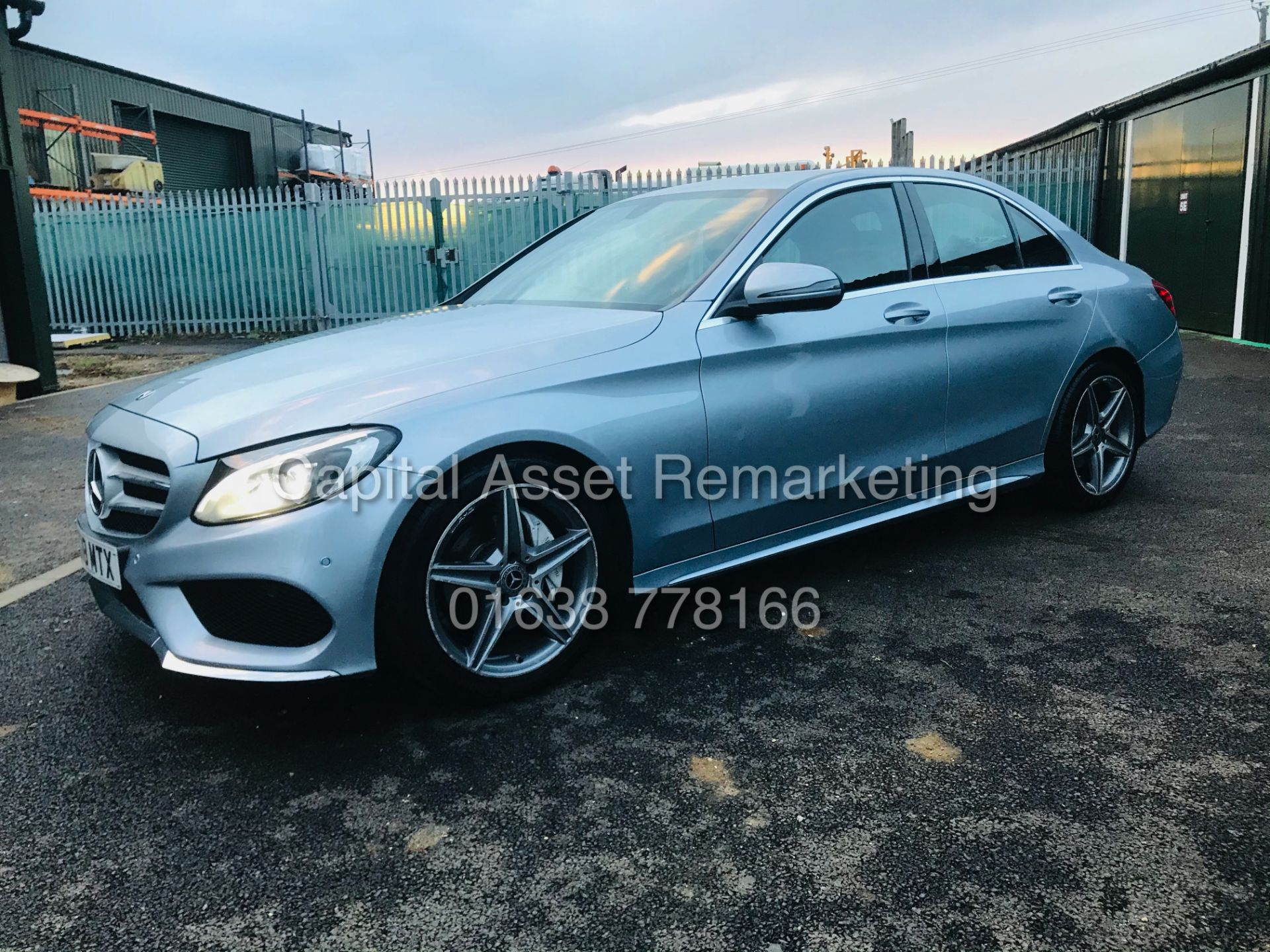 (ON SALE) MERCEDES C220d "AMG LINE" AUTOMATIC (18 REG) 1 OWNER - LEATHER - NAV - REAR CAMERA - Image 6 of 22
