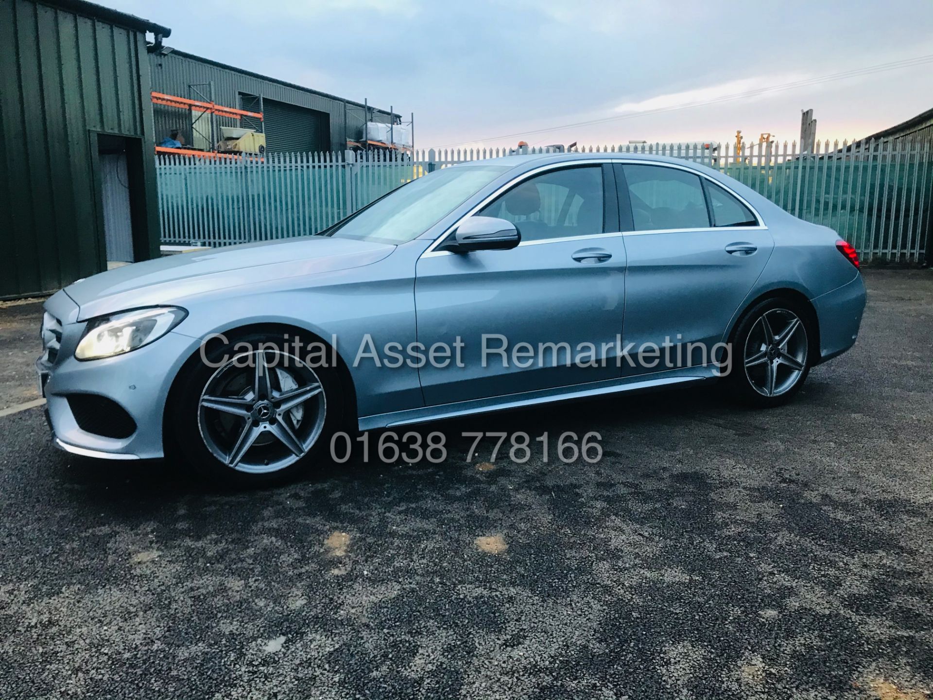 (ON SALE) MERCEDES C220d "AMG LINE" AUTOMATIC (18 REG) 1 OWNER - LEATHER - NAV - REAR CAMERA - Image 7 of 22