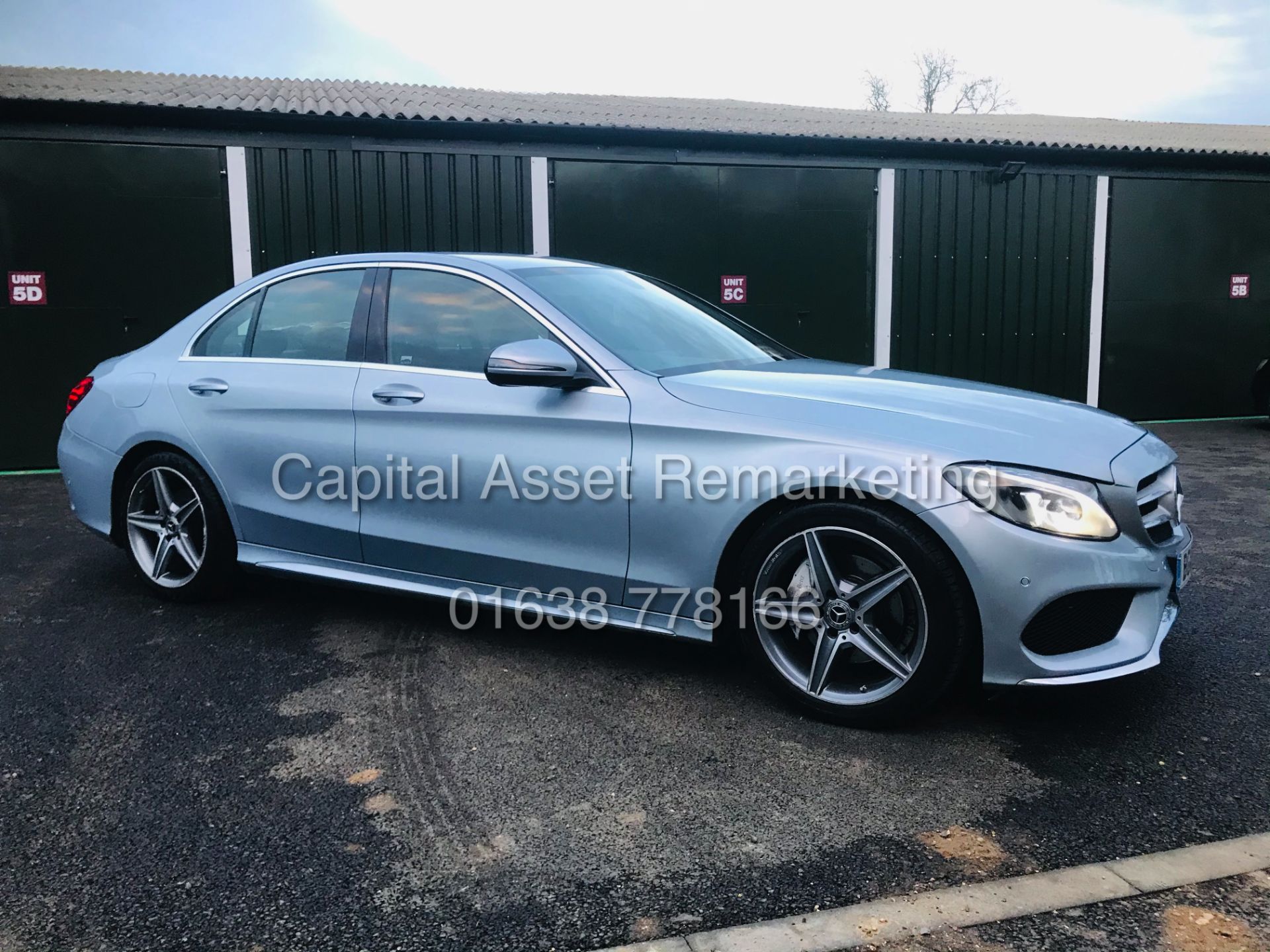 (ON SALE) MERCEDES C220d "AMG LINE" AUTOMATIC (18 REG) 1 OWNER - LEATHER - NAV - REAR CAMERA