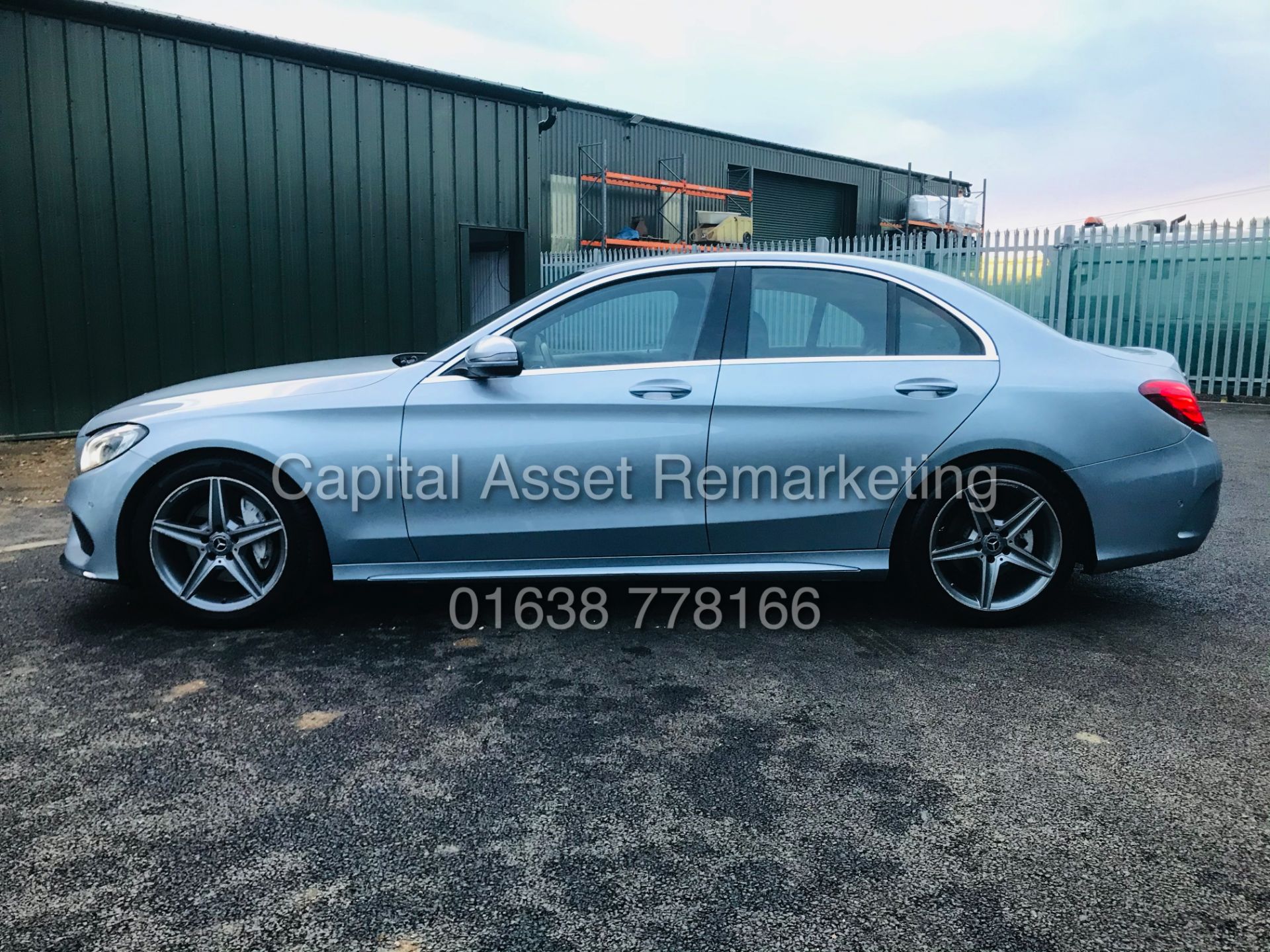 (ON SALE) MERCEDES C220d "AMG LINE" AUTOMATIC (18 REG) 1 OWNER - LEATHER - NAV - REAR CAMERA - Image 8 of 22