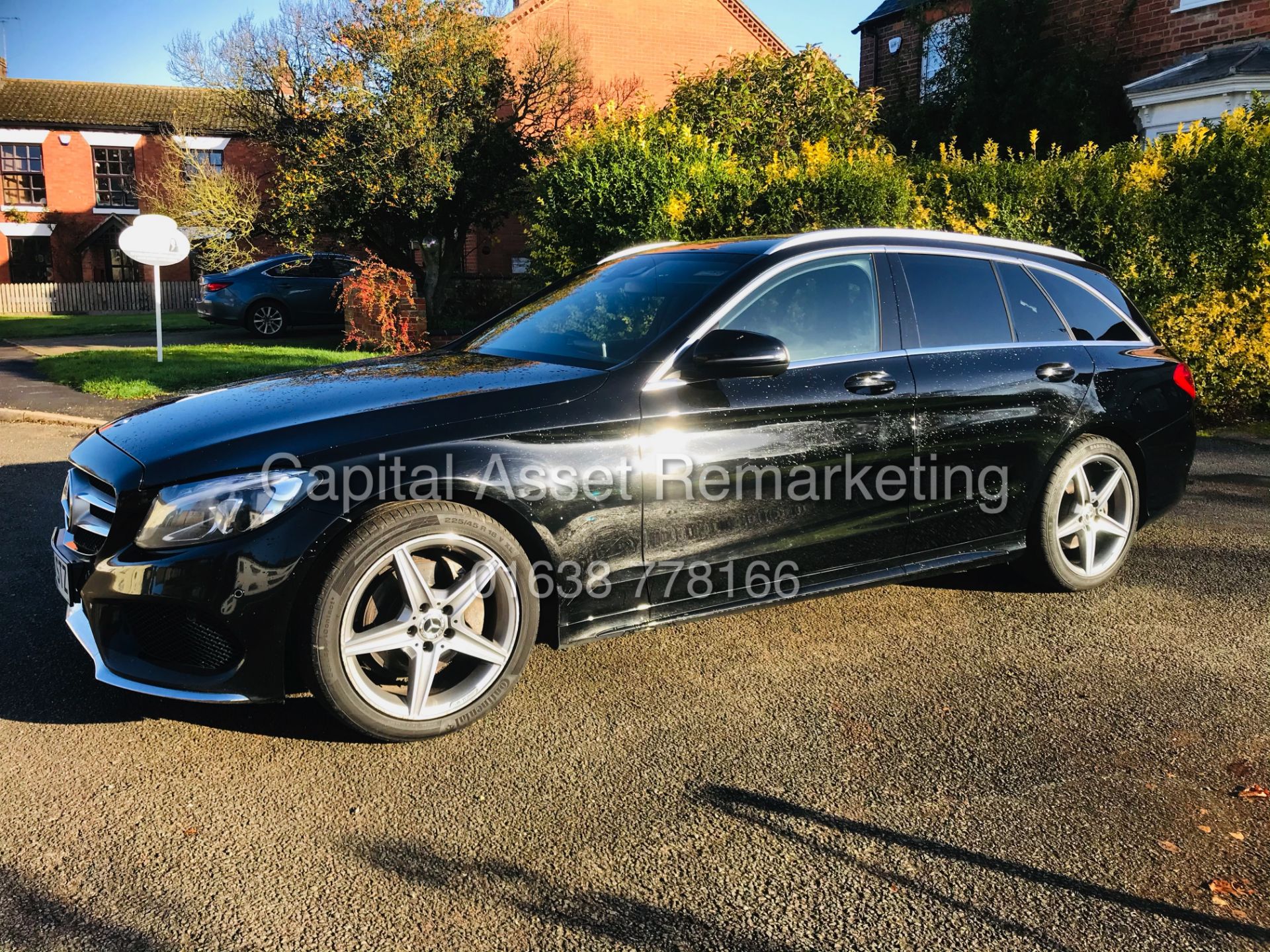 MERCEDES C220d "AMG LINE" ESTATE LEATHER - SAT NAV - REAR CAMERA *GREAT SPEC*