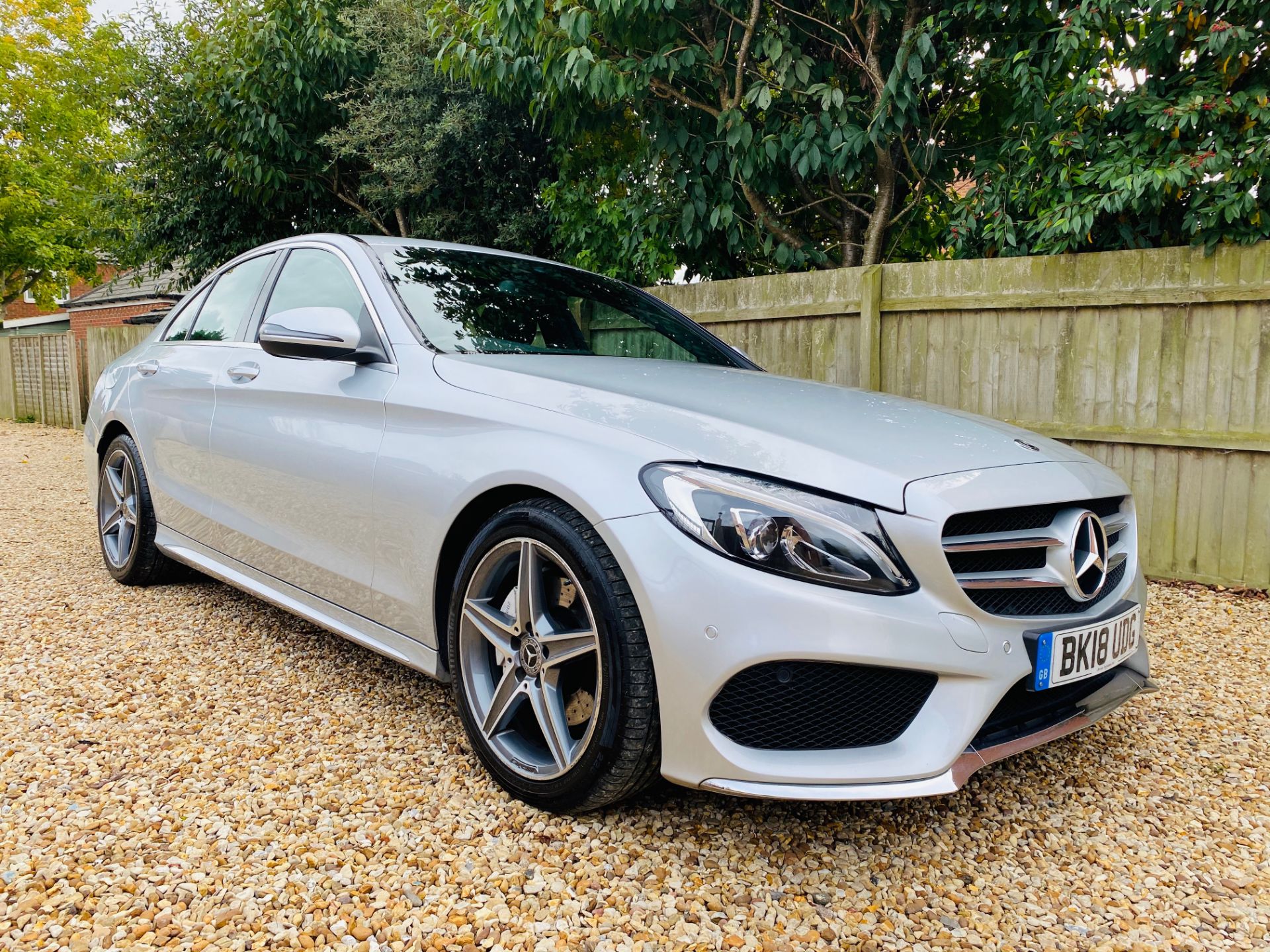 On Sale MERCEDES C220d ""AMG LINE" 9G-TRONIC AUTO - 18 REG - LOW MILES - 1 KEEPER - SAT NAV -LEATHER