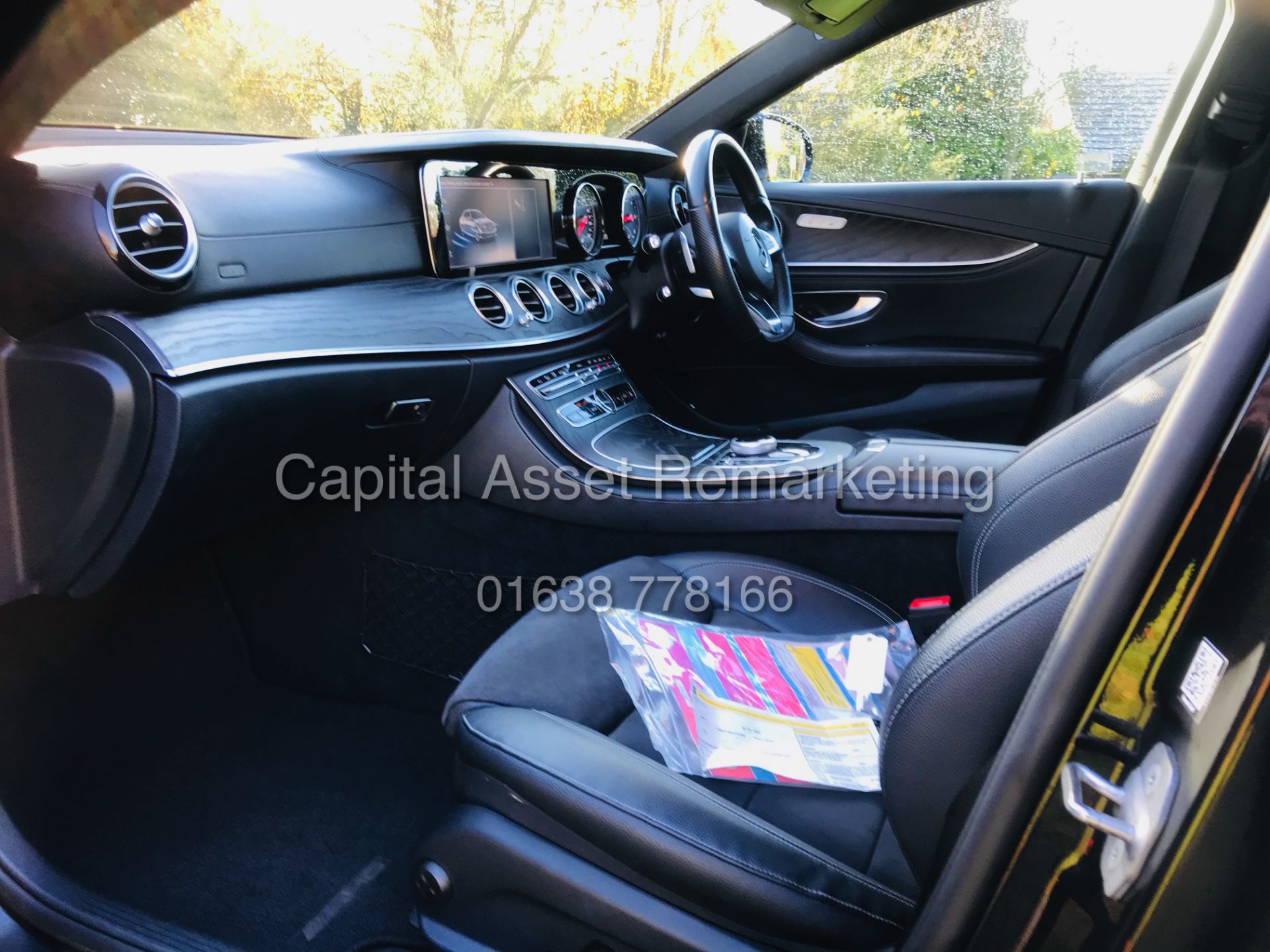 On Sale MERCEDES E220d "AMG LINE" 9G AUTO SALOON - 18 REG - BLACK - LOW MILES - HUGE SPEC- SAT NAV - - Image 33 of 36