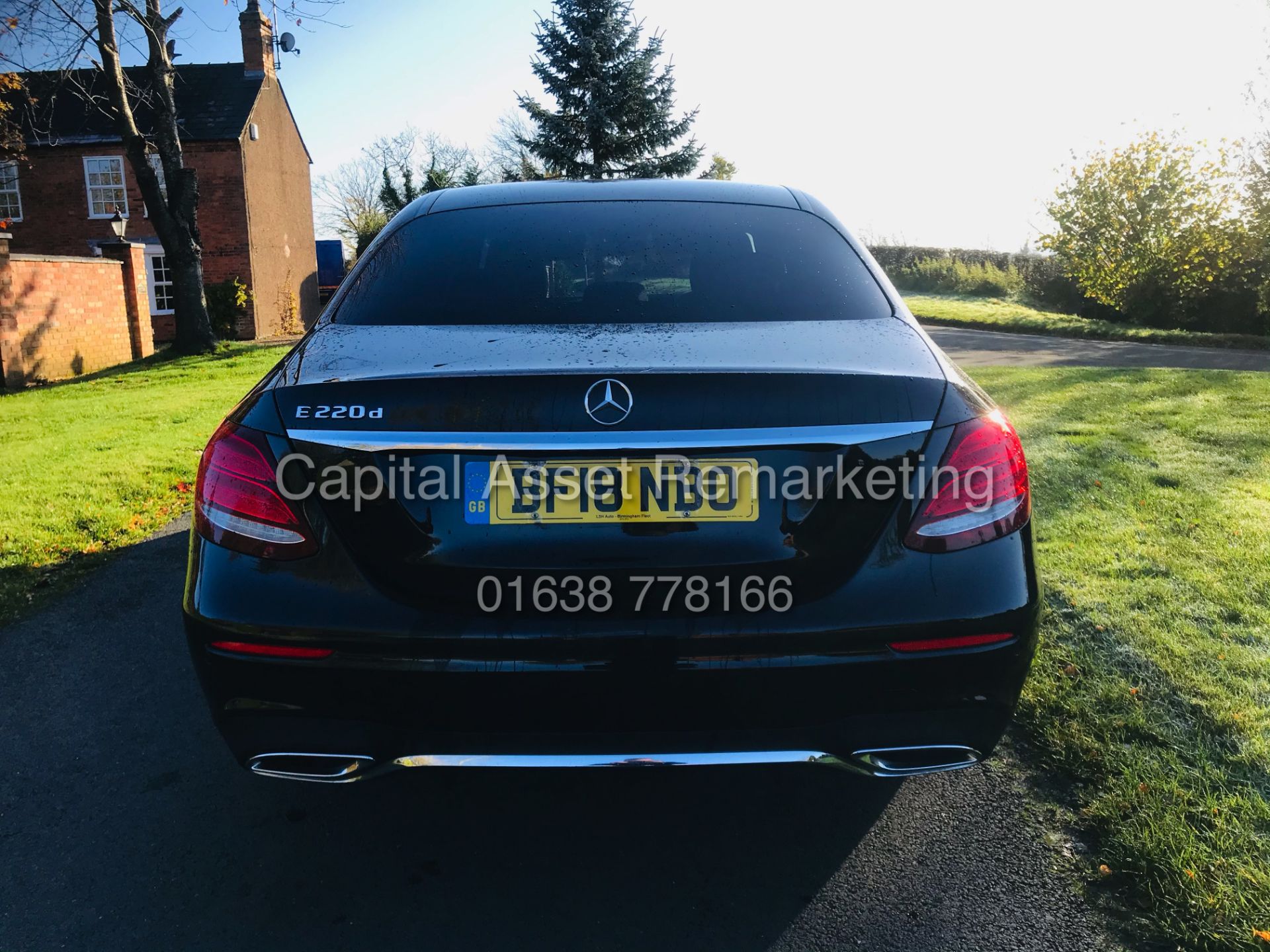 On Sale MERCEDES E220d "AMG LINE" 9G AUTO SALOON - 18 REG - BLACK - LOW MILES - HUGE SPEC- SAT NAV - - Image 8 of 36