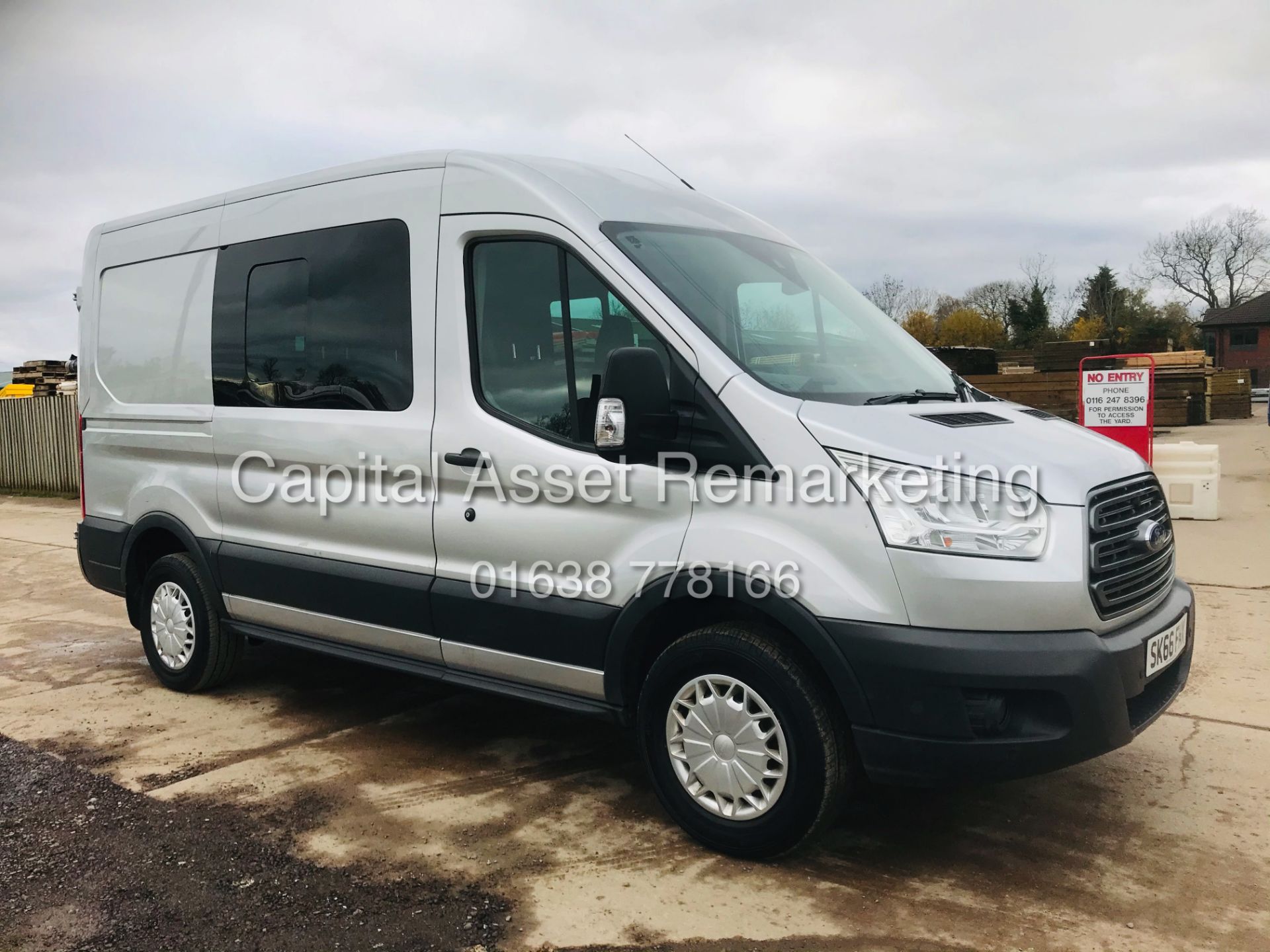 ON SALE FORD TRANSIT 2.2TDCI"TREND"L2H2 -1 OWNER FSH (2017 MODEL) AIR CON*EURO 6* 7 SEATER KOMBI VAN - Image 6 of 20