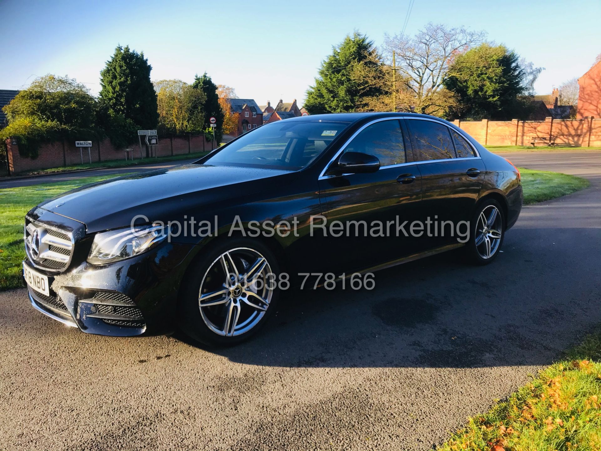 On Sale MERCEDES E220d "AMG LINE" 9G AUTO SALOON - 18 REG - BLACK - LOW MILES - HUGE SPEC- SAT NAV - - Image 5 of 36