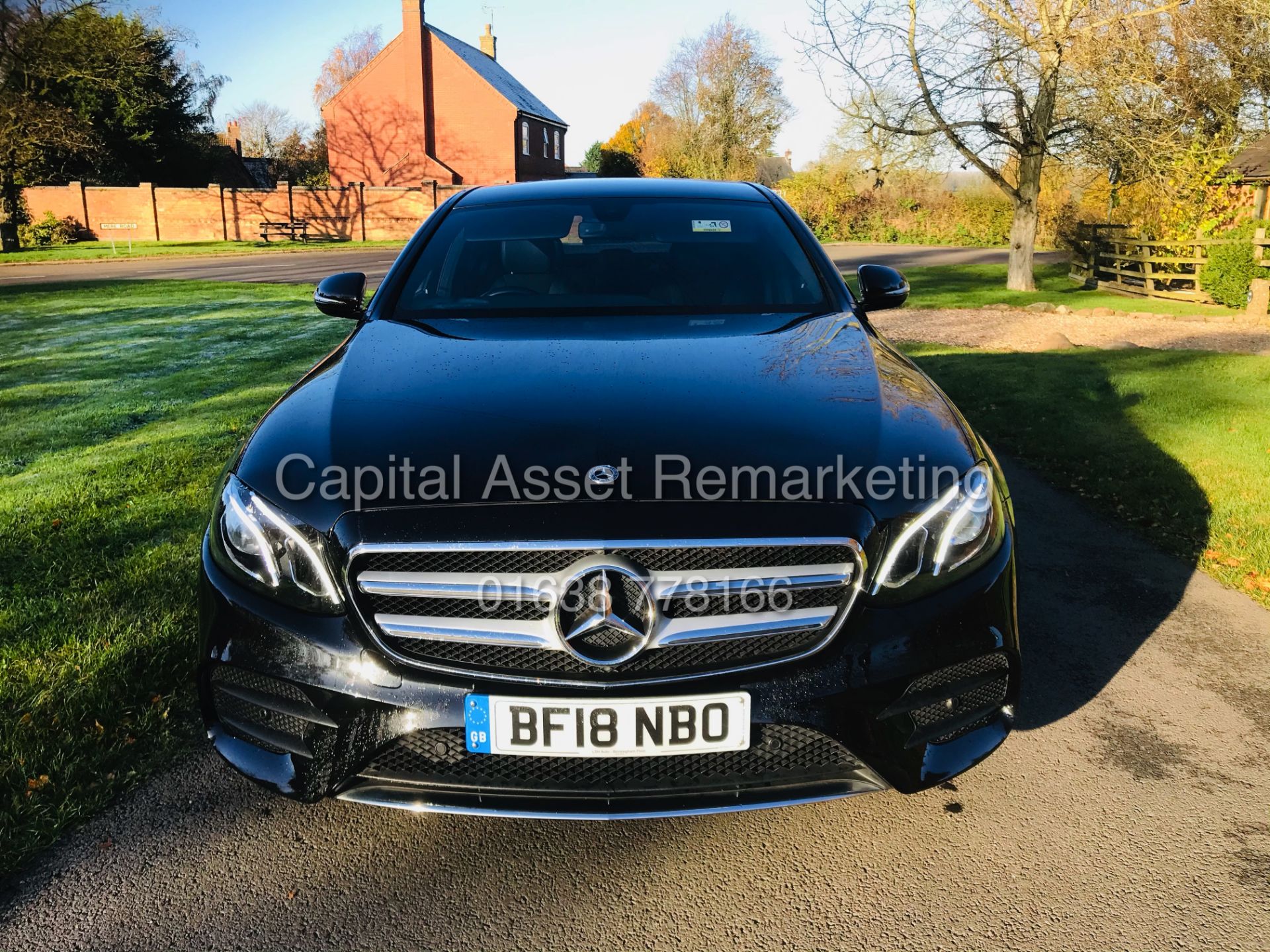 On Sale MERCEDES E220d "AMG LINE" 9G AUTO SALOON - 18 REG - BLACK - LOW MILES - HUGE SPEC- SAT NAV - - Image 3 of 36