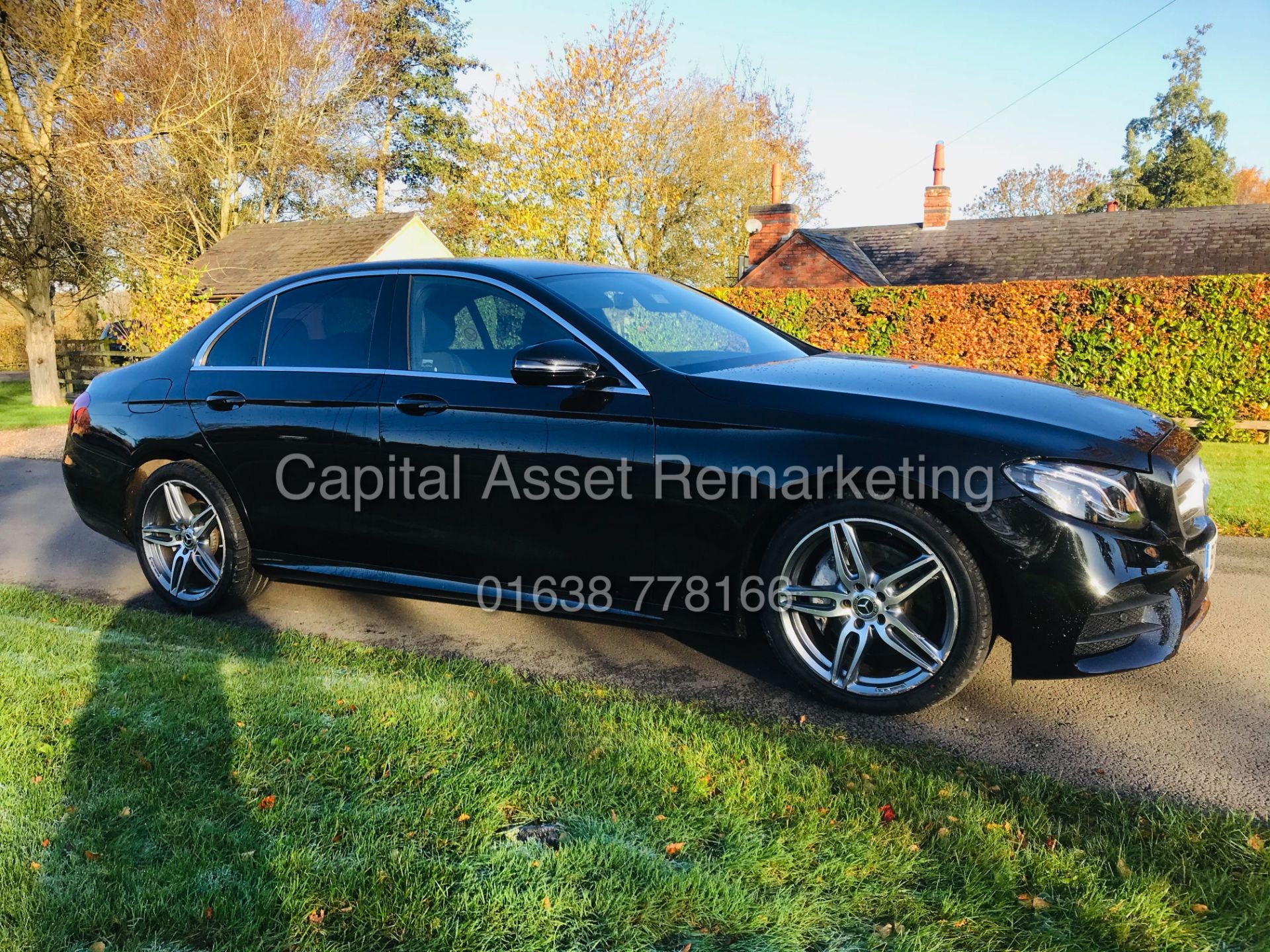 On Sale MERCEDES E220d "AMG LINE" 9G AUTO SALOON - 18 REG - BLACK - LOW MILES - HUGE SPEC- SAT NAV -