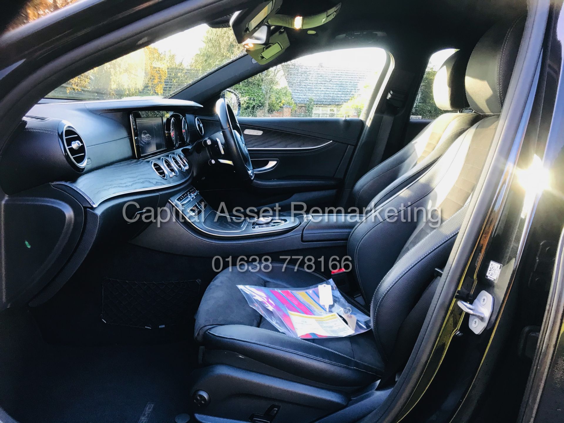 On Sale MERCEDES E220d "AMG LINE" 9G AUTO SALOON - 18 REG - BLACK - LOW MILES - HUGE SPEC- SAT NAV - - Image 32 of 36