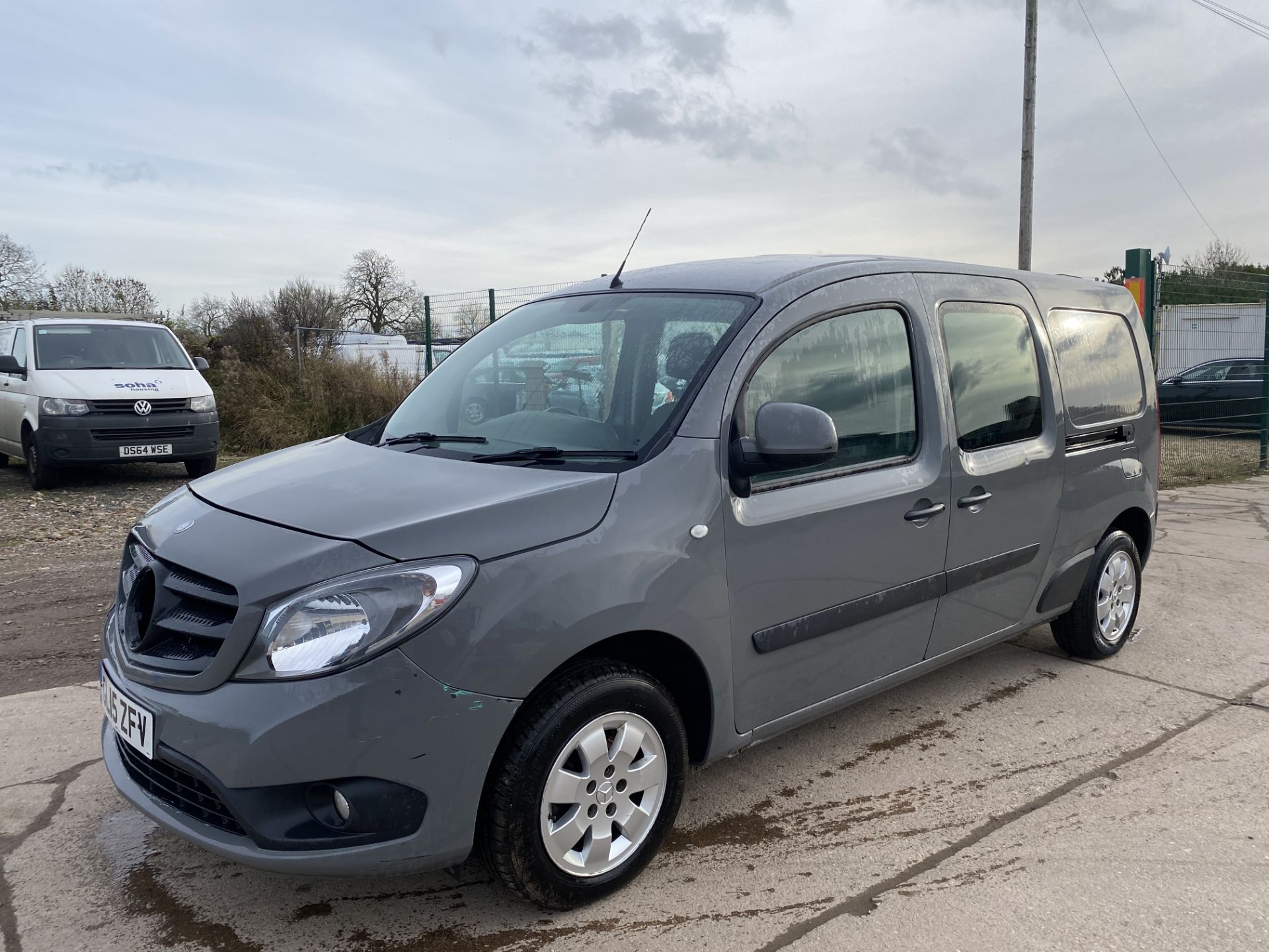 ON SALE MERCEDES CITAN 111CDI "LWB" KOMBI VAN "DUALINER / CREW VAN - 15 REG - AIR CON - ALLOYS - - Image 4 of 12