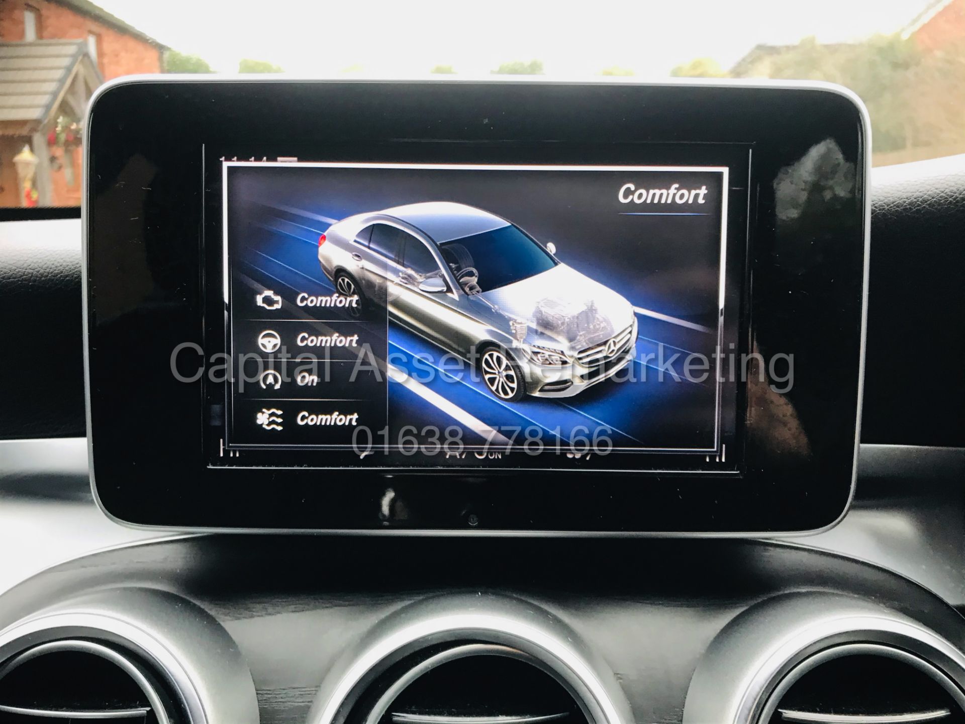 ON SALE MERCEDES C220d "AMG-LINE" 9G TRONIC / AUTO (18 REG) 1 OWNER FSH - SAT NAV - LEATHER - - Image 22 of 29