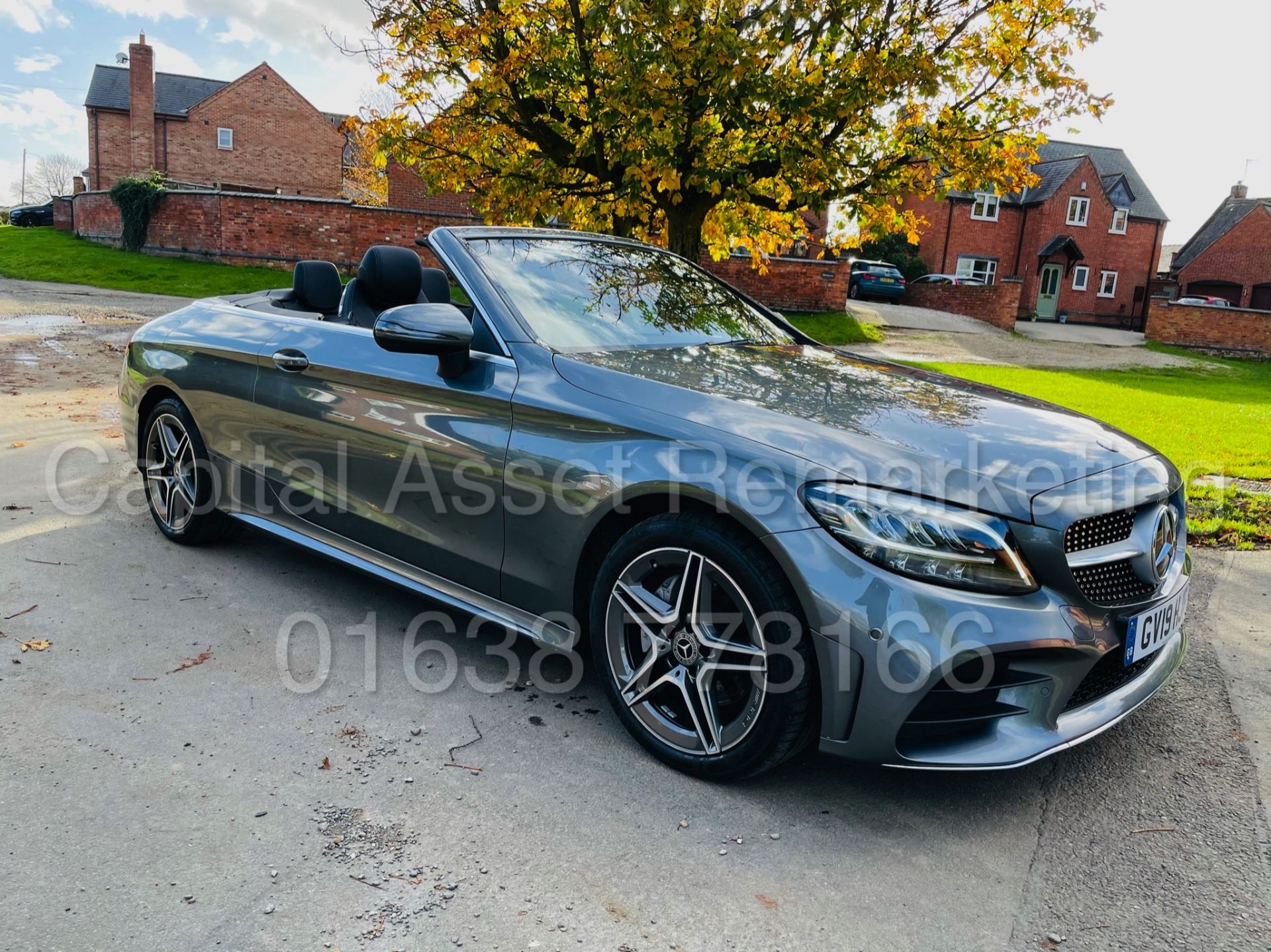 (On Sale) MERCEDES-BENZ C220D *AMG LINE -CABRIOLET* (2019) '9G AUTO - LEATHER - SAT NAV' *HUGE SPEC* - Image 3 of 43