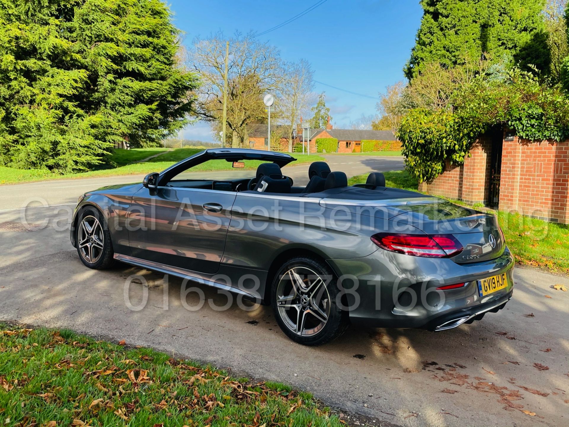 (On Sale) MERCEDES-BENZ C220D *AMG LINE -CABRIOLET* (2019) '9G AUTO - LEATHER - SAT NAV' *HUGE SPEC* - Image 9 of 43