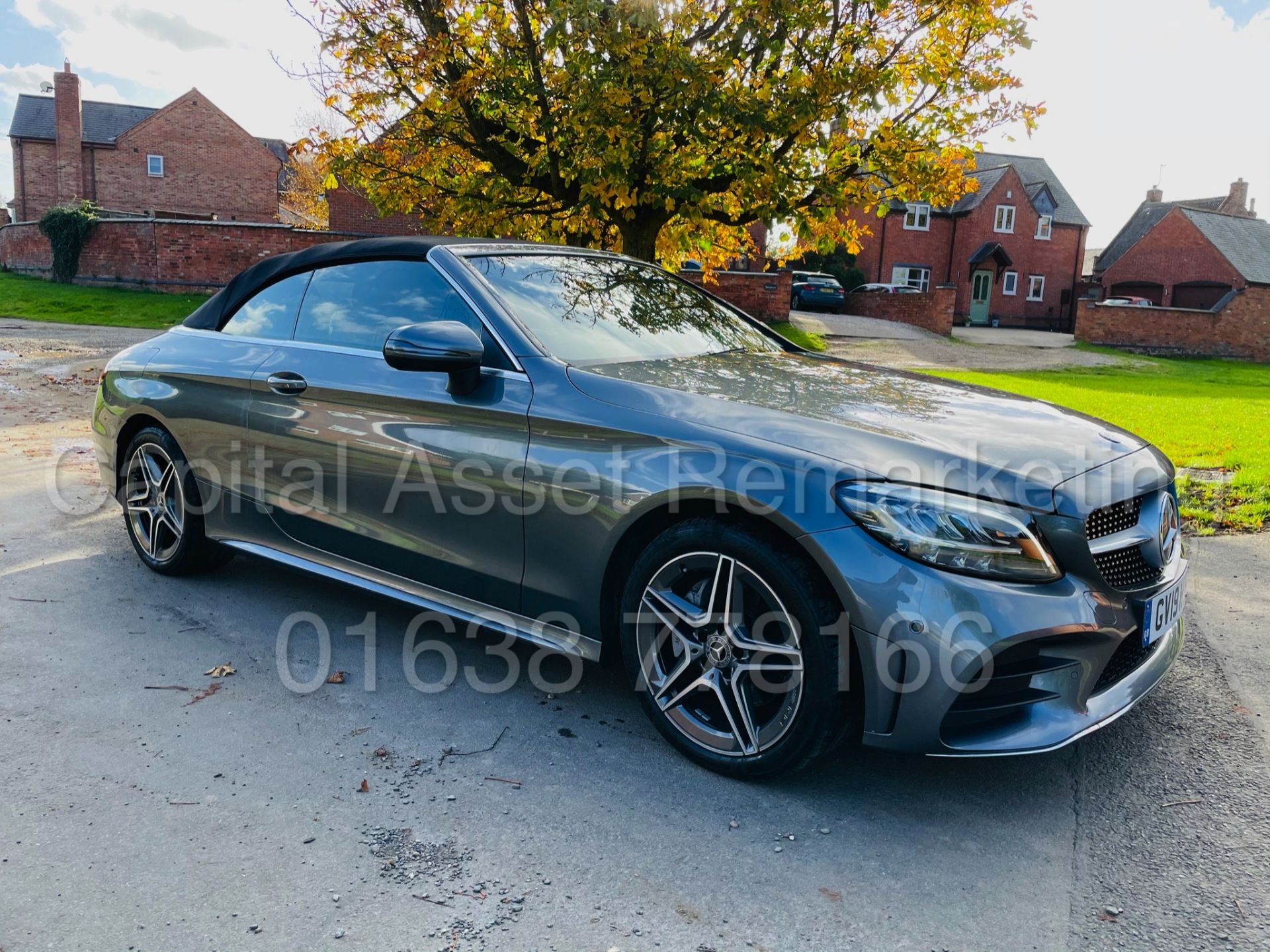 (On Sale) MERCEDES-BENZ C220D *AMG LINE -CABRIOLET* (2019) '9G AUTO - LEATHER - SAT NAV' *HUGE SPEC* - Image 4 of 43