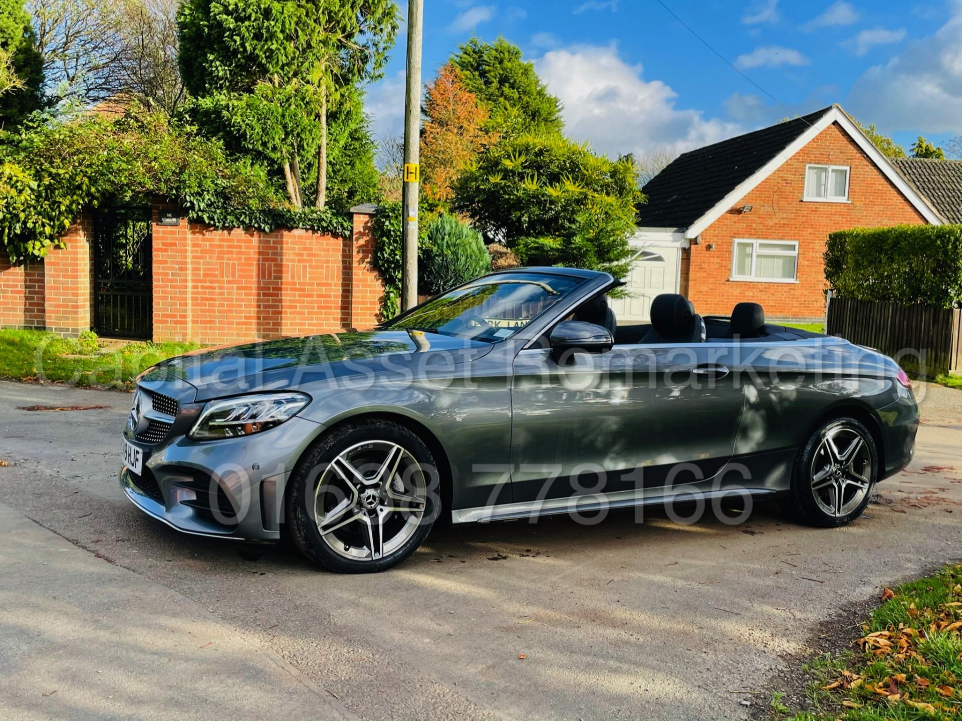 (On Sale) MERCEDES-BENZ C220D *AMG LINE -CABRIOLET* (2019) '9G AUTO - LEATHER - SAT NAV' *HUGE SPEC* - Image 5 of 43