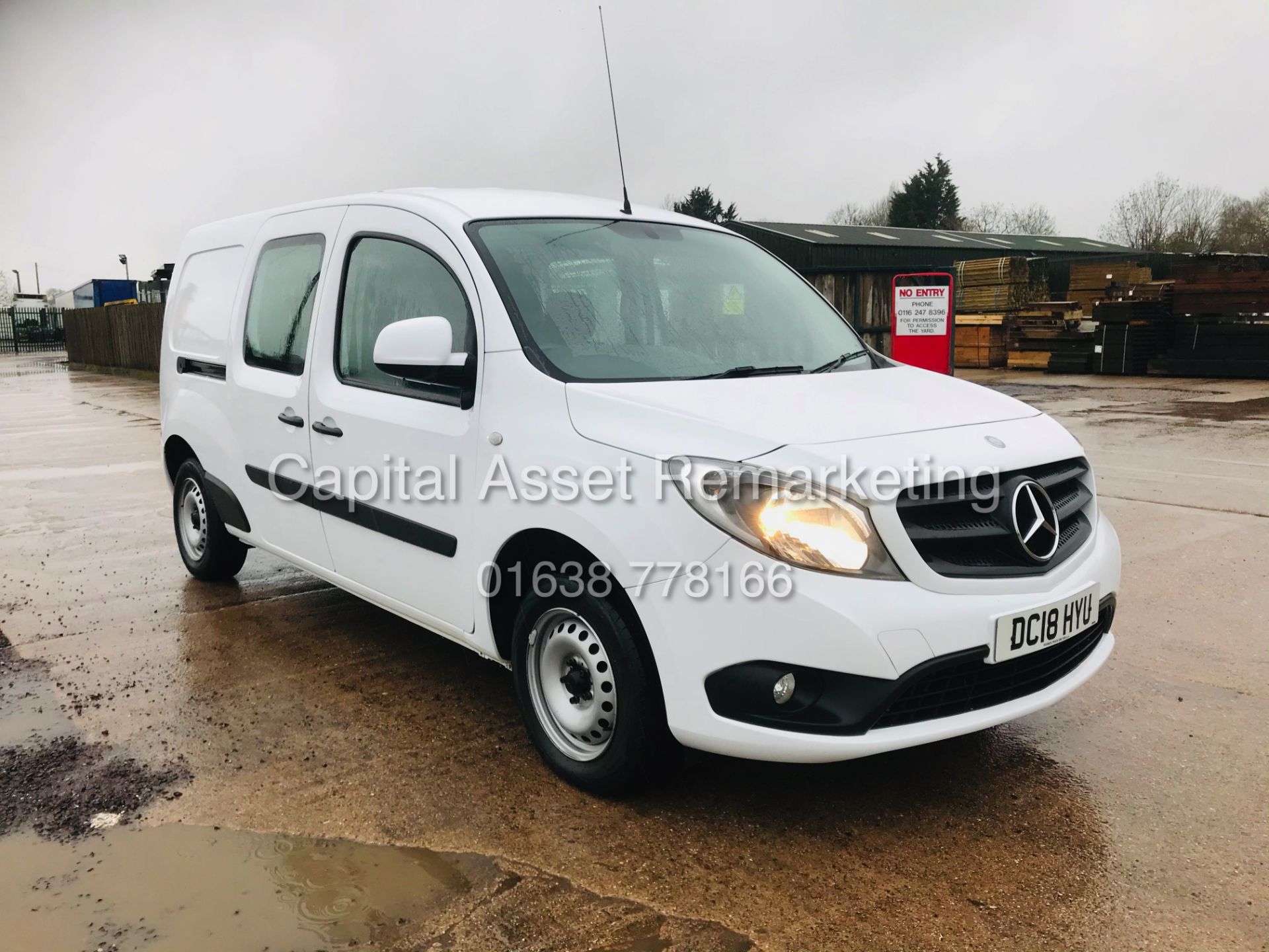 MERCEDES CITAN 111CDI LWB "5 SEATER DUALINER / CREW VAN" (18 REG) AIR CON - CRUISE - ELECTRIC PACK - Image 3 of 22