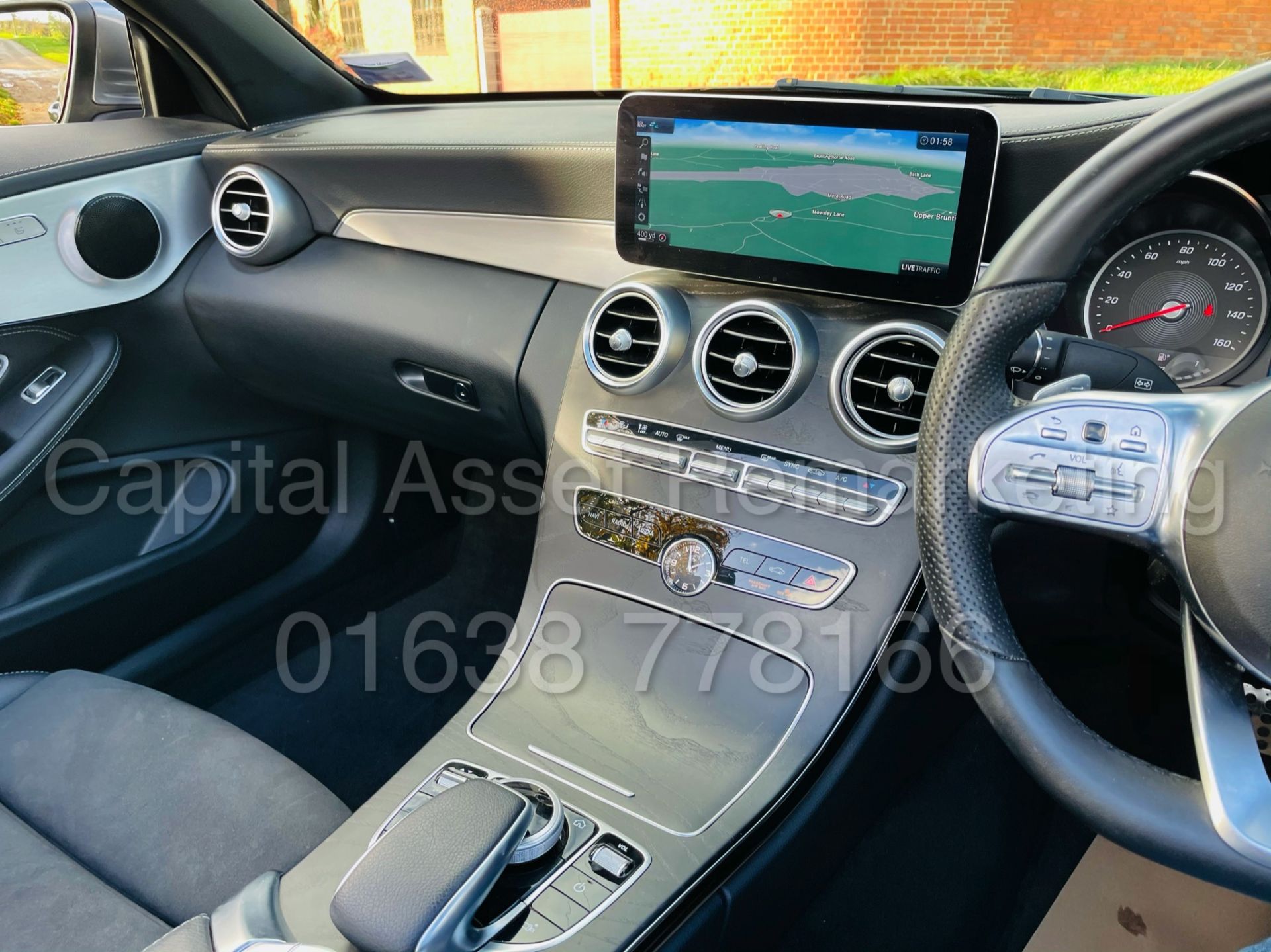 (On Sale) MERCEDES-BENZ C220D *AMG LINE -CABRIOLET* (2019) '9G AUTO - LEATHER - SAT NAV' *HUGE SPEC* - Image 35 of 43