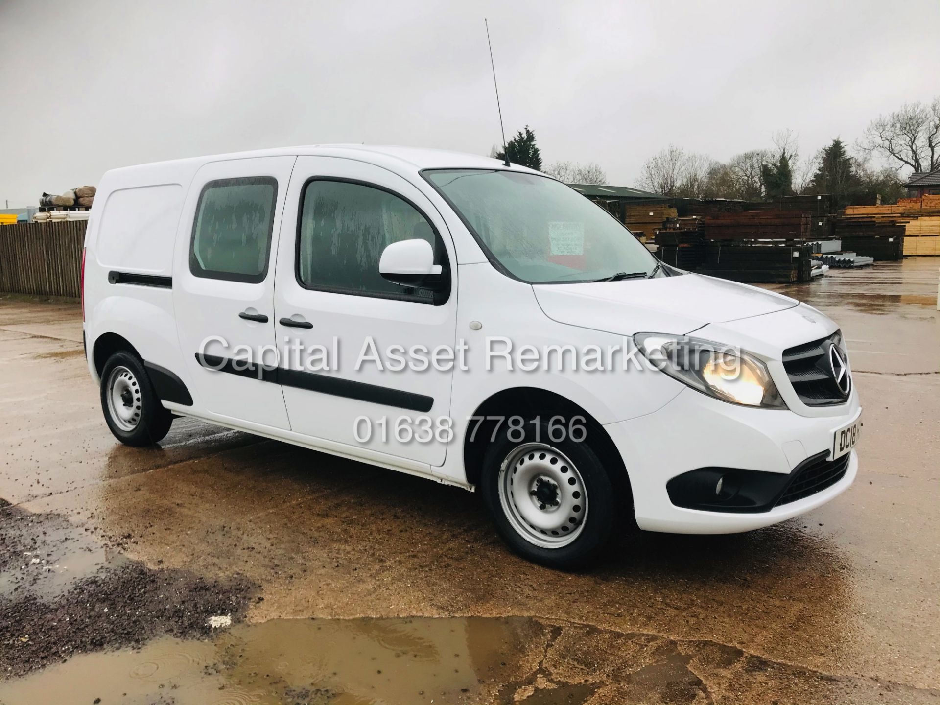 MERCEDES CITAN 111CDI LWB "5 SEATER DUALINER / CREW VAN" (18 REG) AIR CON - CRUISE - ELECTRIC PACK - Image 2 of 22