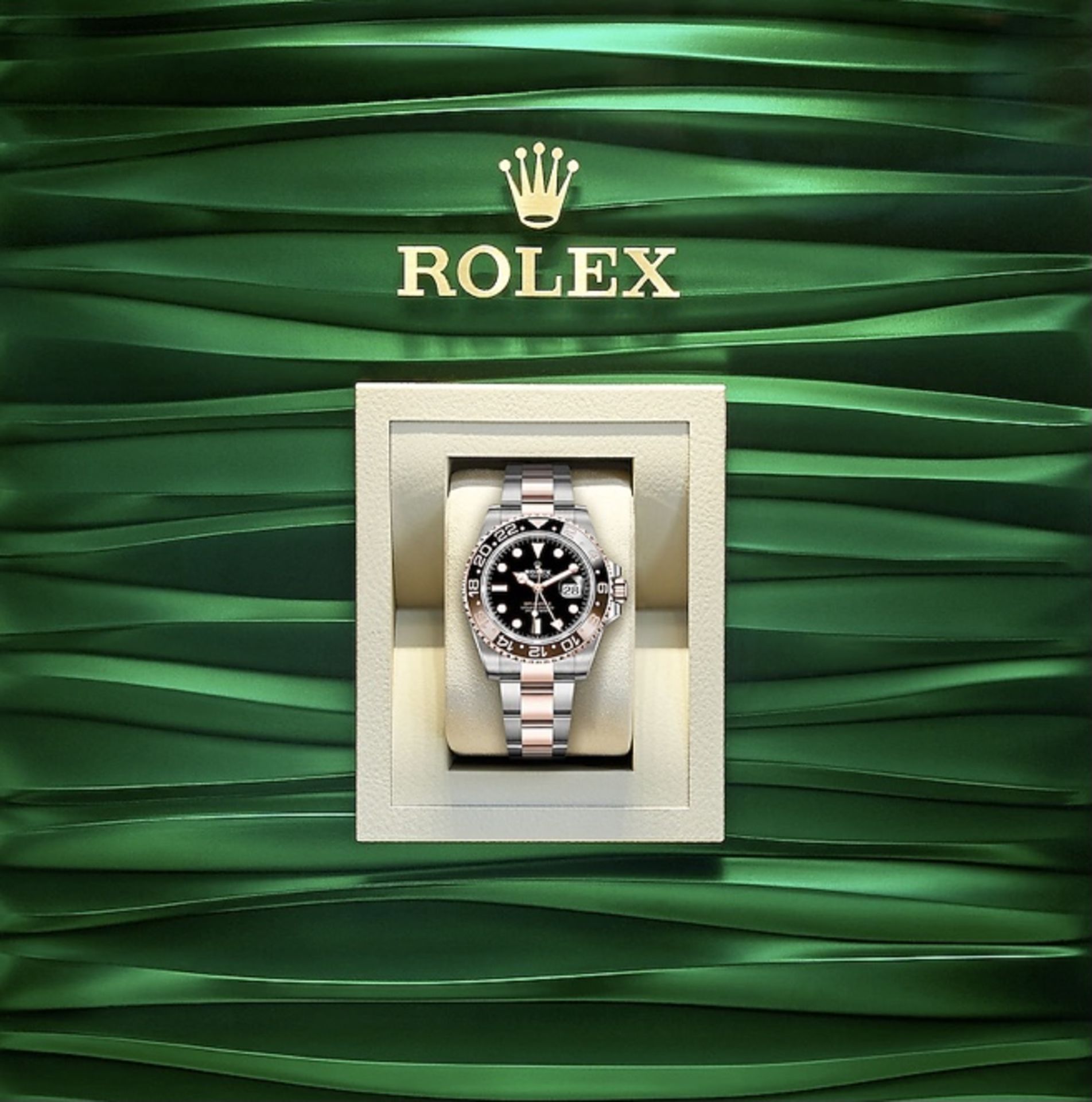 ON SALE ROLEX GMT-MASTER II (2020) OYSTER STEEL & 18CT EVEROSE GOLD - COMPLETE SET - WARRANTRY CARD - Image 2 of 2