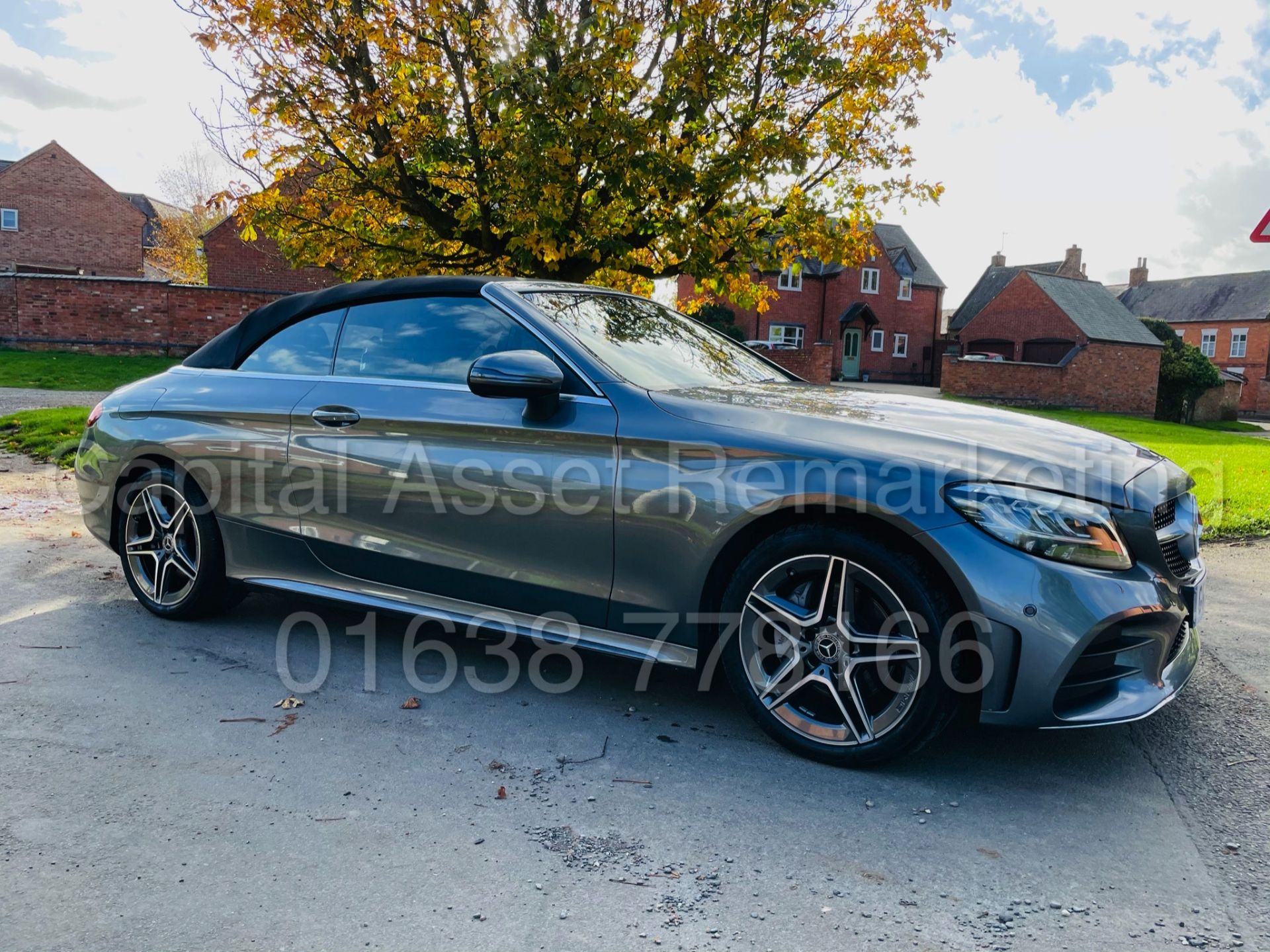 (On Sale) MERCEDES-BENZ C220D *AMG LINE -CABRIOLET* (2019) '9G AUTO - LEATHER - SAT NAV' *HUGE SPEC* - Image 2 of 43