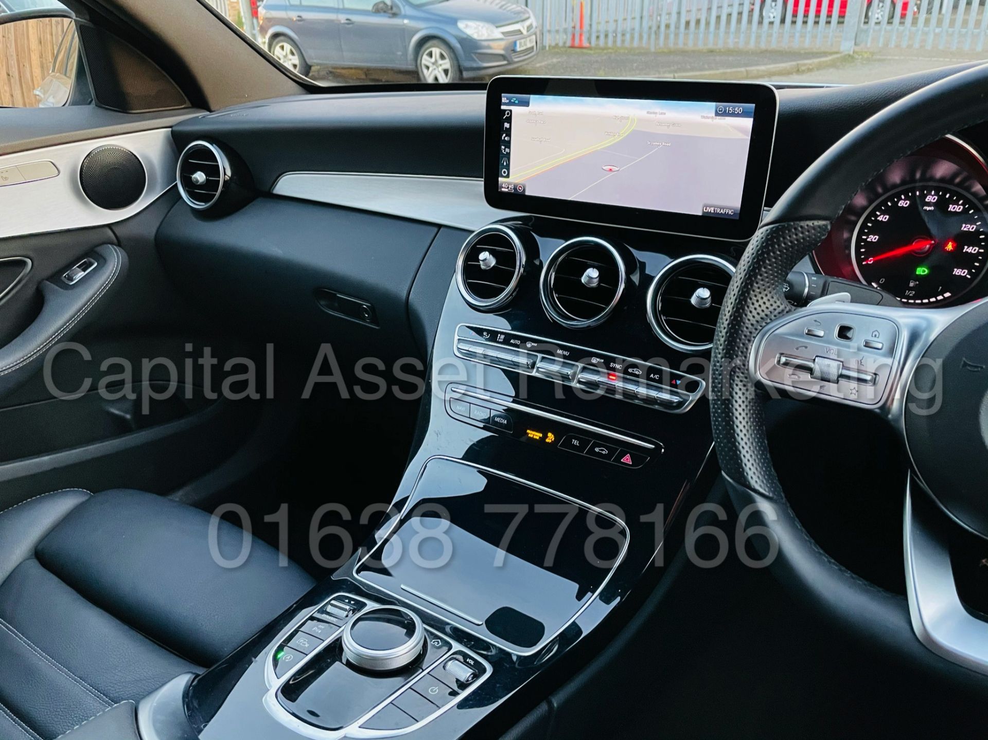 (On Sale) MERCEDES-BENZ C220d *AMG LINE* SALOON (2019) 9-G TRONIC - LEATHER - SAT NAV *HUGE SPEC* - Image 41 of 51