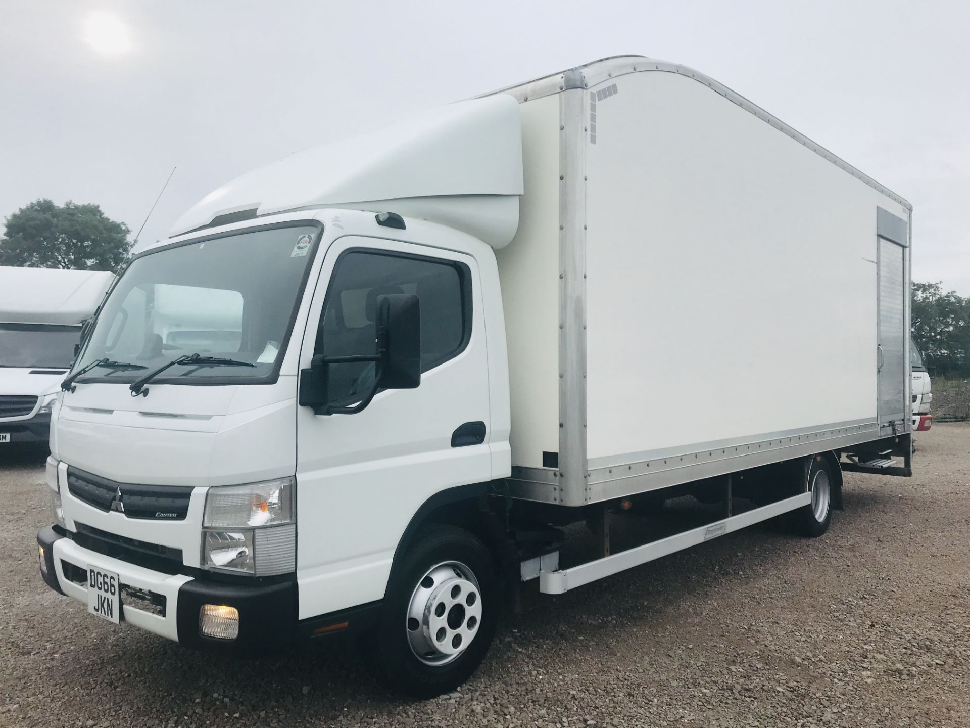 On Sale FUSO CANTER 7C15 "LWB" 22ft BOX VAN WITH ELECTRIC TAIL LIFT - 2017 MODEL - EURO 6 - ONLY 94K