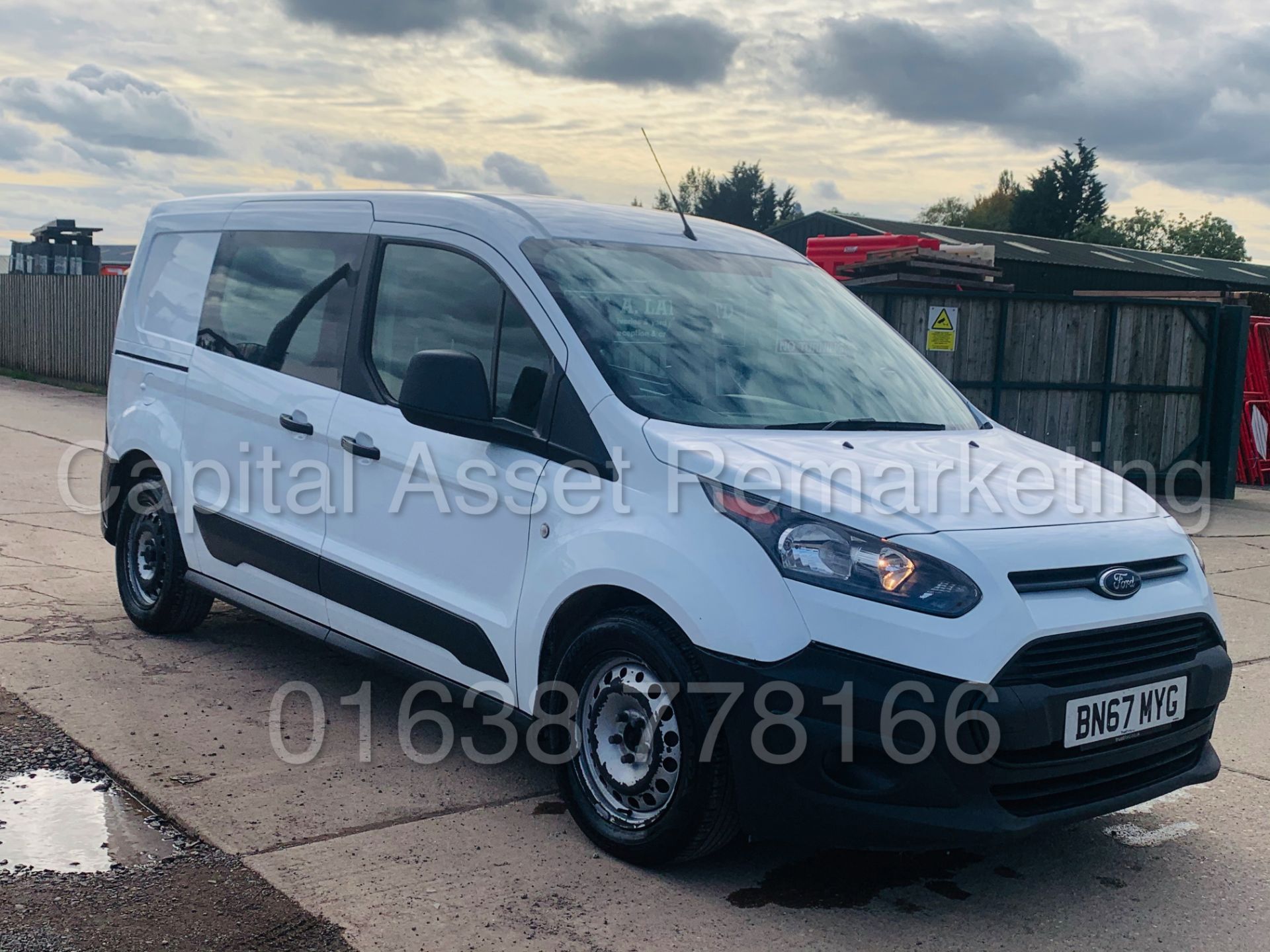 (On Sale) FORD TRANSIT CONNECT *LWB - 5 SEATER CREW VAN* (67 REG - EURO 6) 1.5 TDCI *A/C* (1 OWNER) - Image 2 of 40