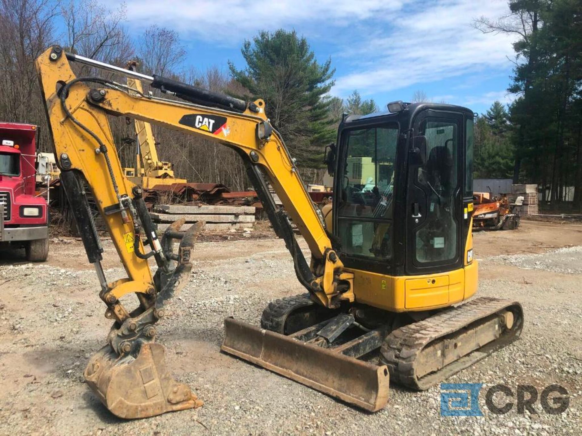 2014 CAT 304E-CR track excavator, auxillary hydraulics, hydraulic thumb, 2334 hrs.