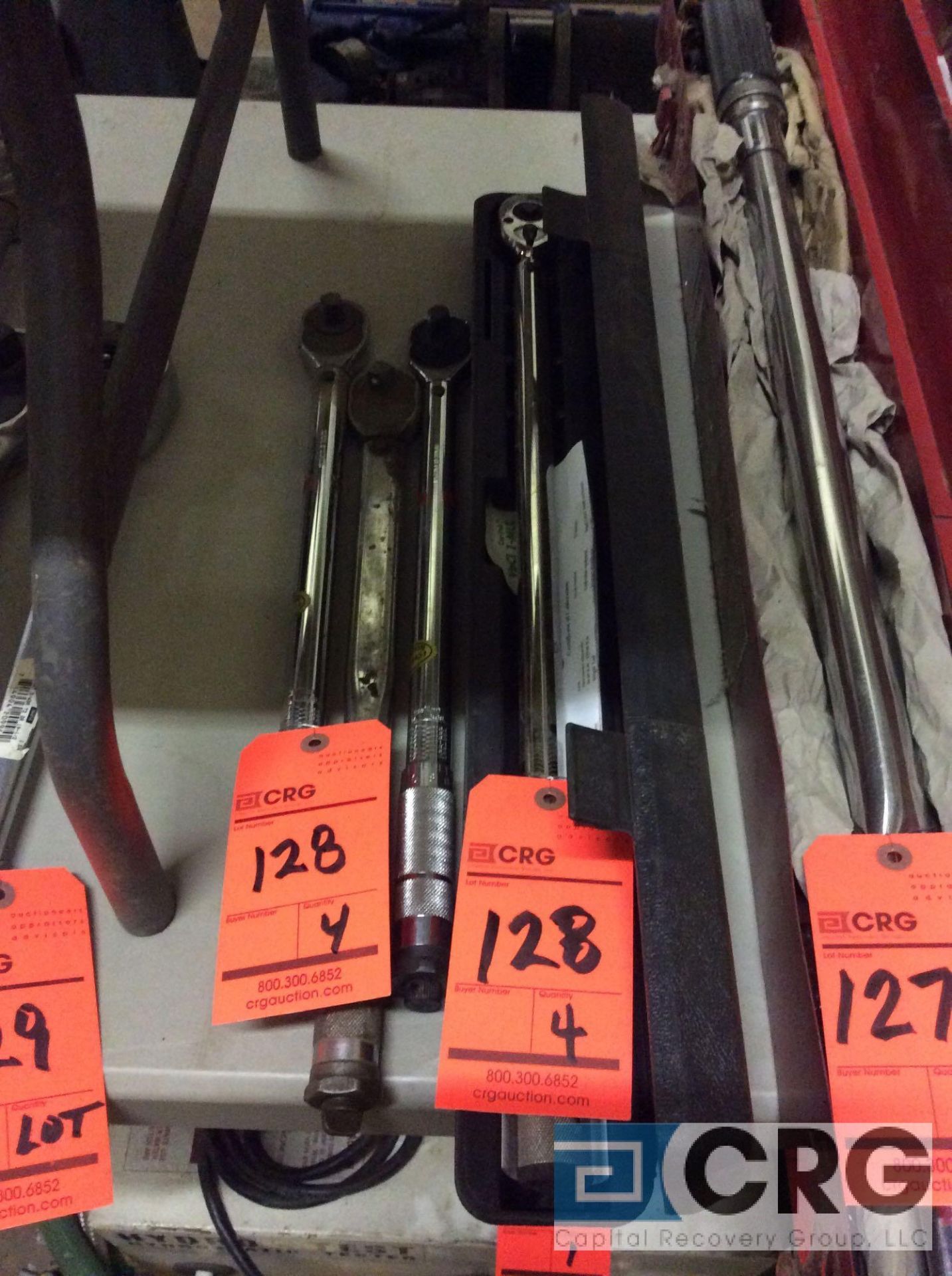 Lot of (4) asst torque wrenches