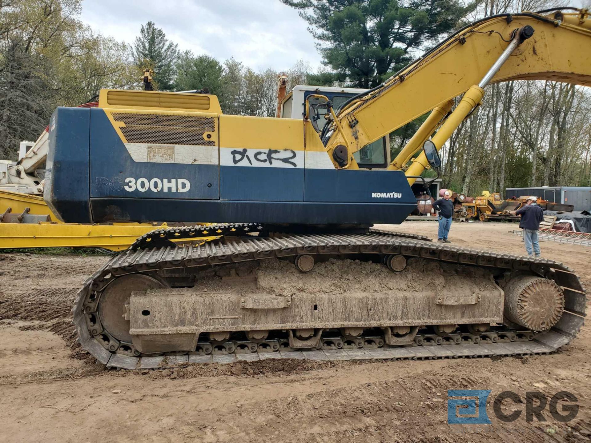 1995 Komatsu PC300-HD5 track excavator with Esco 42 inch wide bucket, 32 inch wide steel tracks - Image 8 of 32