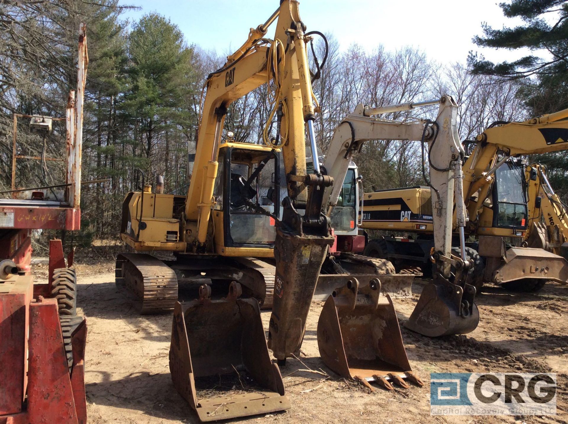 1995 CAT 307 track excavator, 17 1/2 inch wide steel tracks, - Image 2 of 11