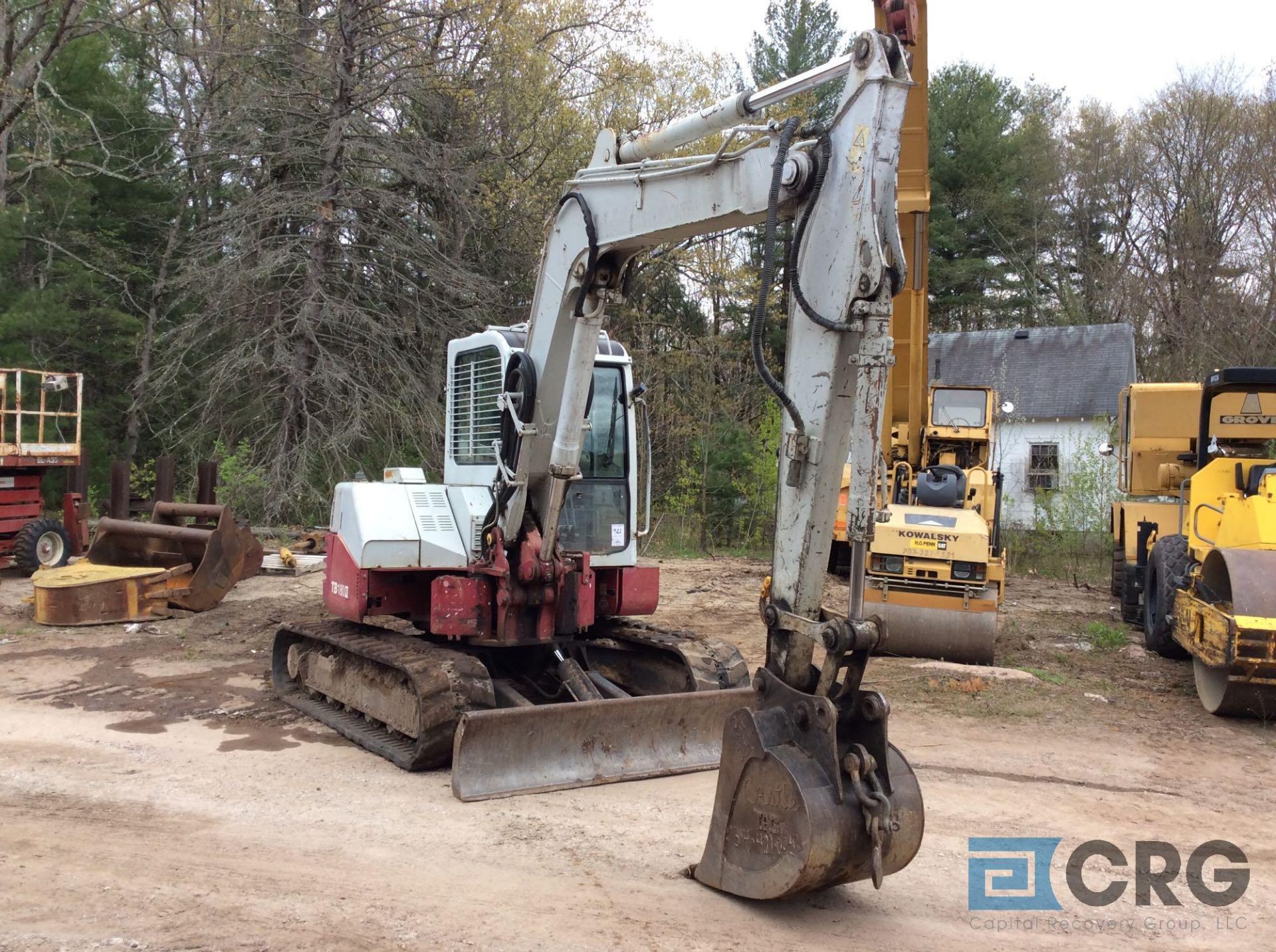 2007 Takeuchi TB180FR track excavator, TAG 23 inch wide bucket, 90 inch wide blade - Image 5 of 16