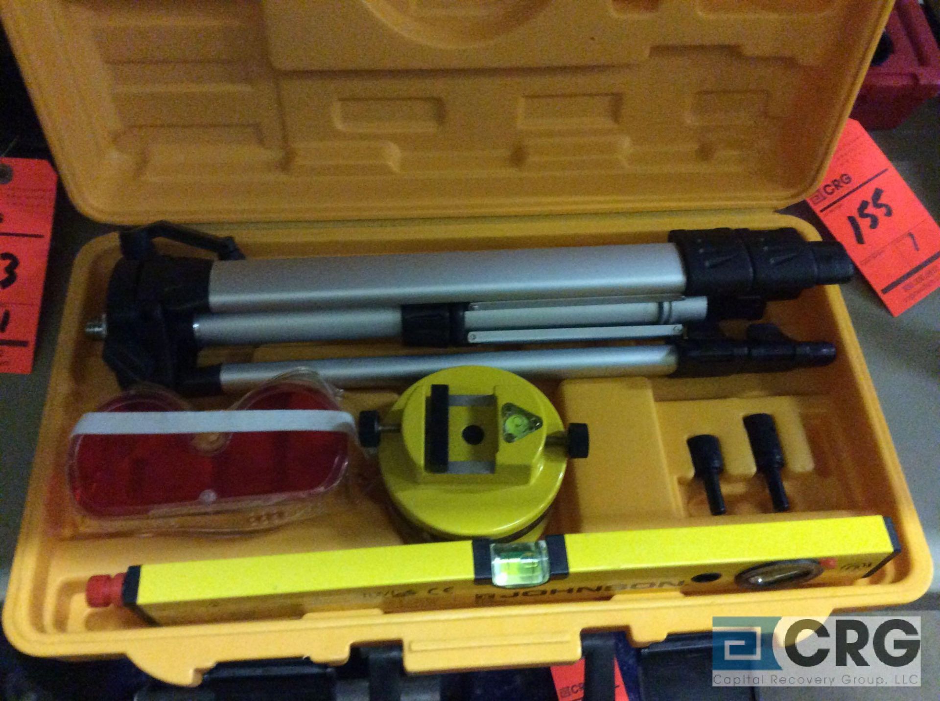 Johnson portable laser level with tripod and case - Image 2 of 2