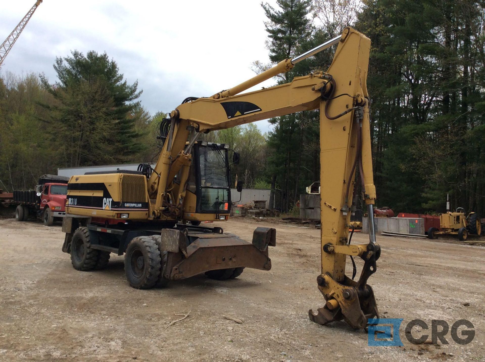 2000 CAT M318 wheel excavator, with WainRay 3 foot wide bucket, outriggers, enclosed cab, dual tires - Image 2 of 15