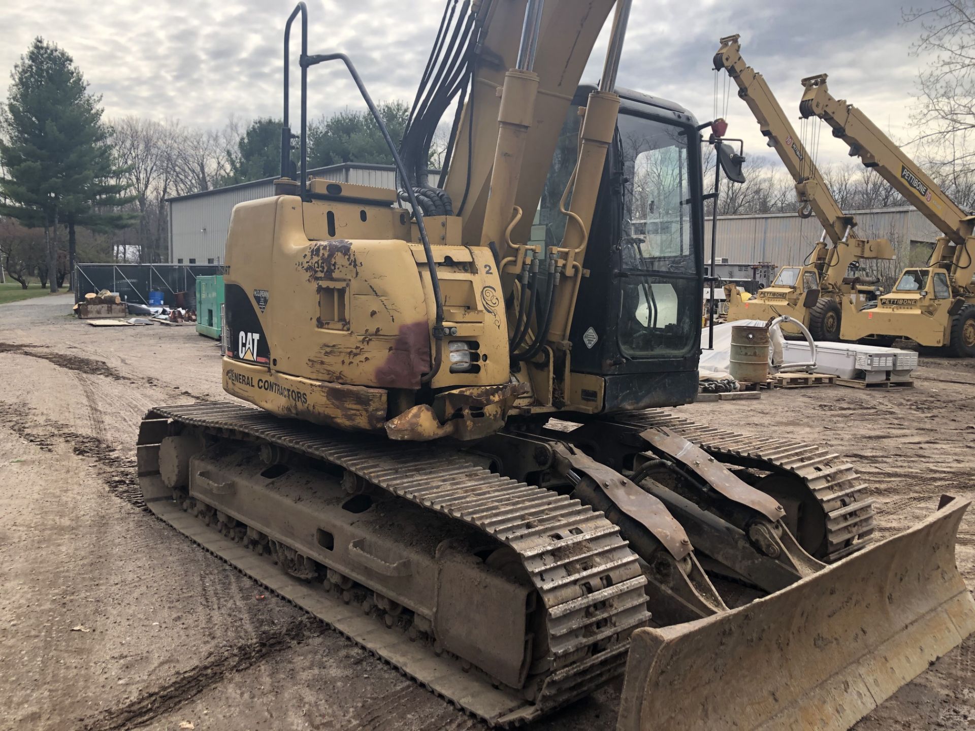 2003 CAT 314C-LCR track excavator, 1977 hrs, quick coupler, mechanical thumb, auxillary hydraulics