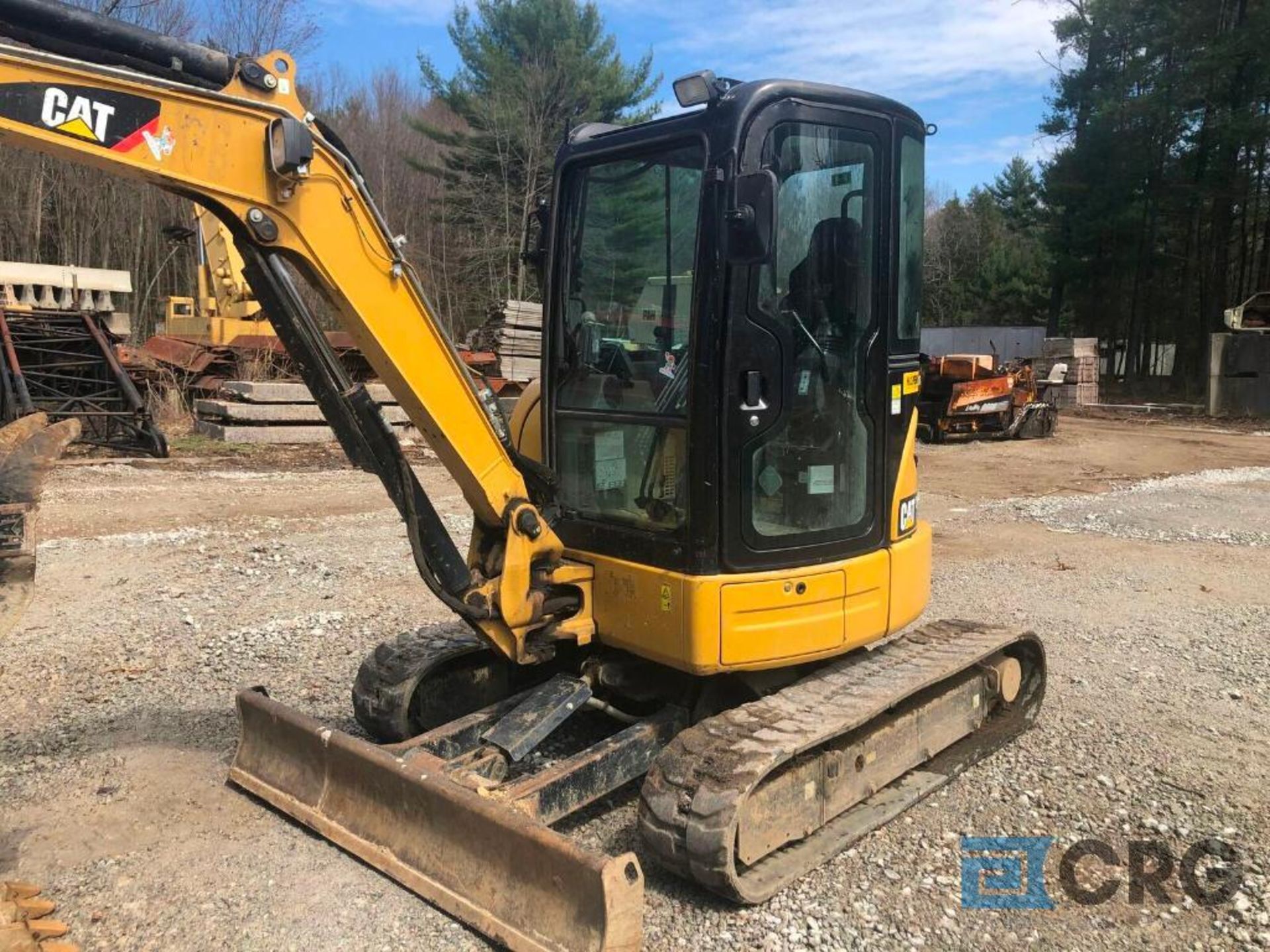 2014 CAT 304E-CR track excavator, auxillary hydraulics, hydraulic thumb, 2334 hrs. - Image 2 of 13