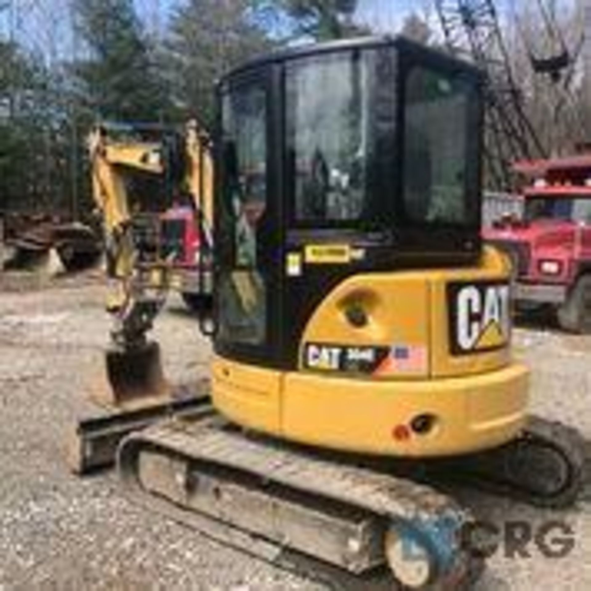 2014 CAT 304E-CR track excavator, auxillary hydraulics, hydraulic thumb, 2334 hrs. - Image 7 of 13