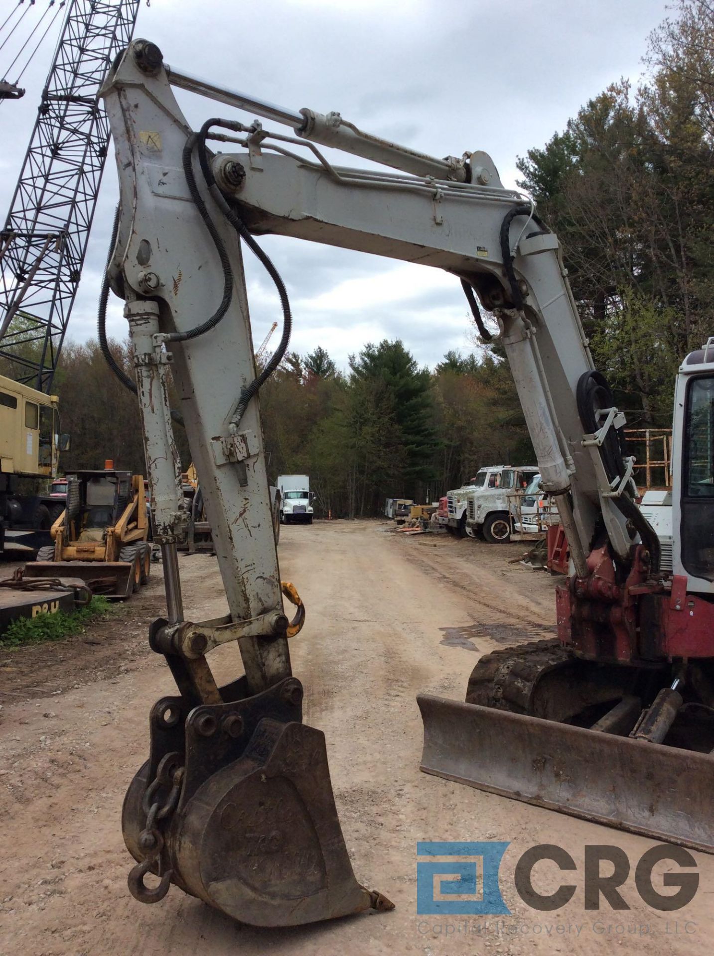 2007 Takeuchi TB180FR track excavator, TAG 23 inch wide bucket, 90 inch wide blade - Image 8 of 16