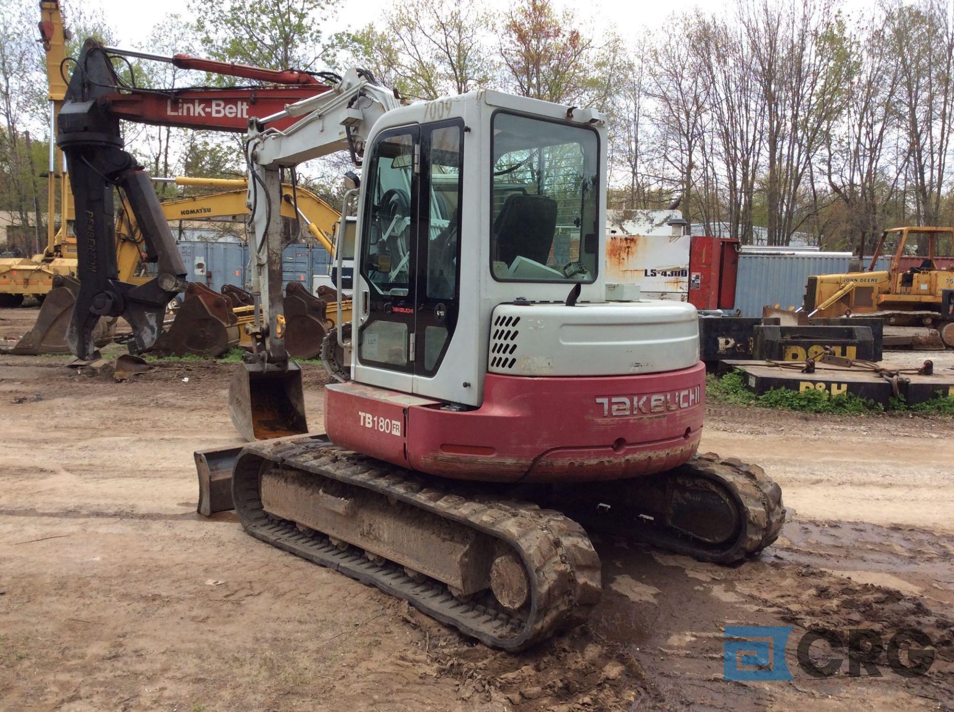 2007 Takeuchi TB180FR track excavator, TAG 23 inch wide bucket, 90 inch wide blade - Image 2 of 16