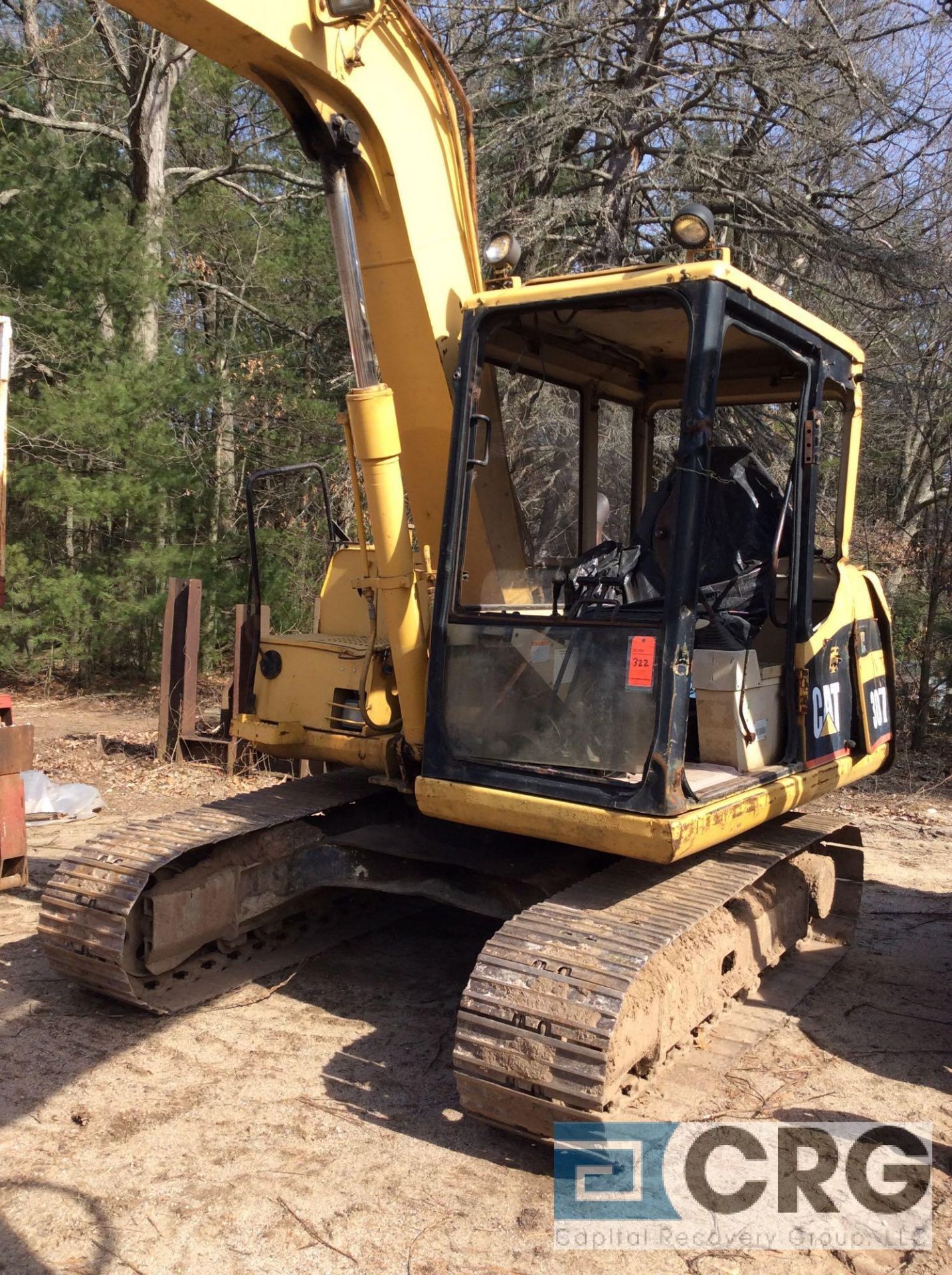 1995 CAT 307 track excavator, 17 1/2 inch wide steel tracks, - Image 3 of 11