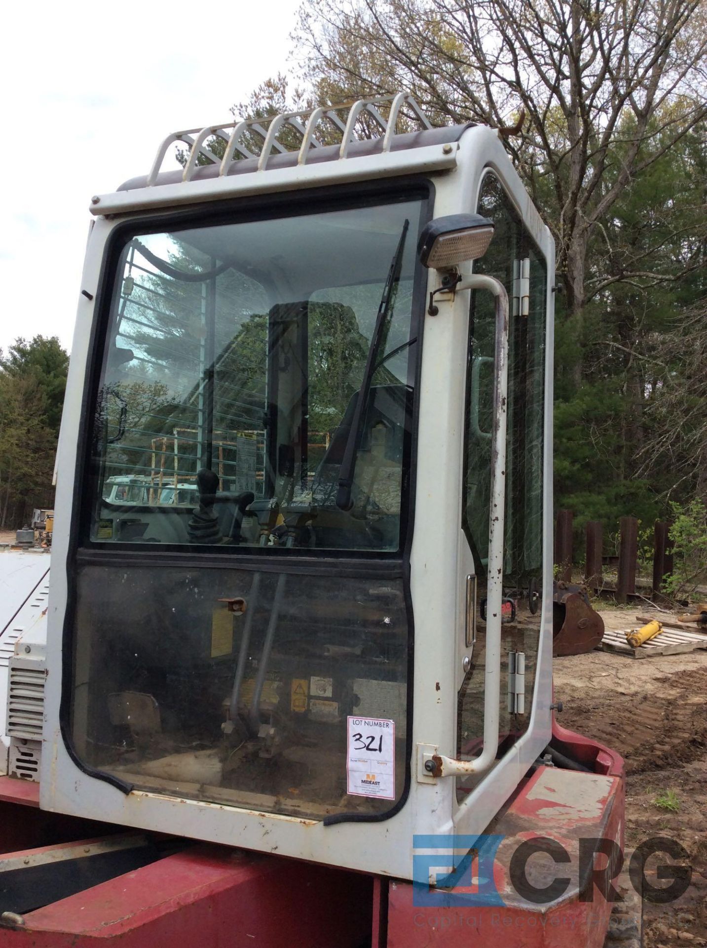 2007 Takeuchi TB180FR track excavator, TAG 23 inch wide bucket, 90 inch wide blade - Image 9 of 16