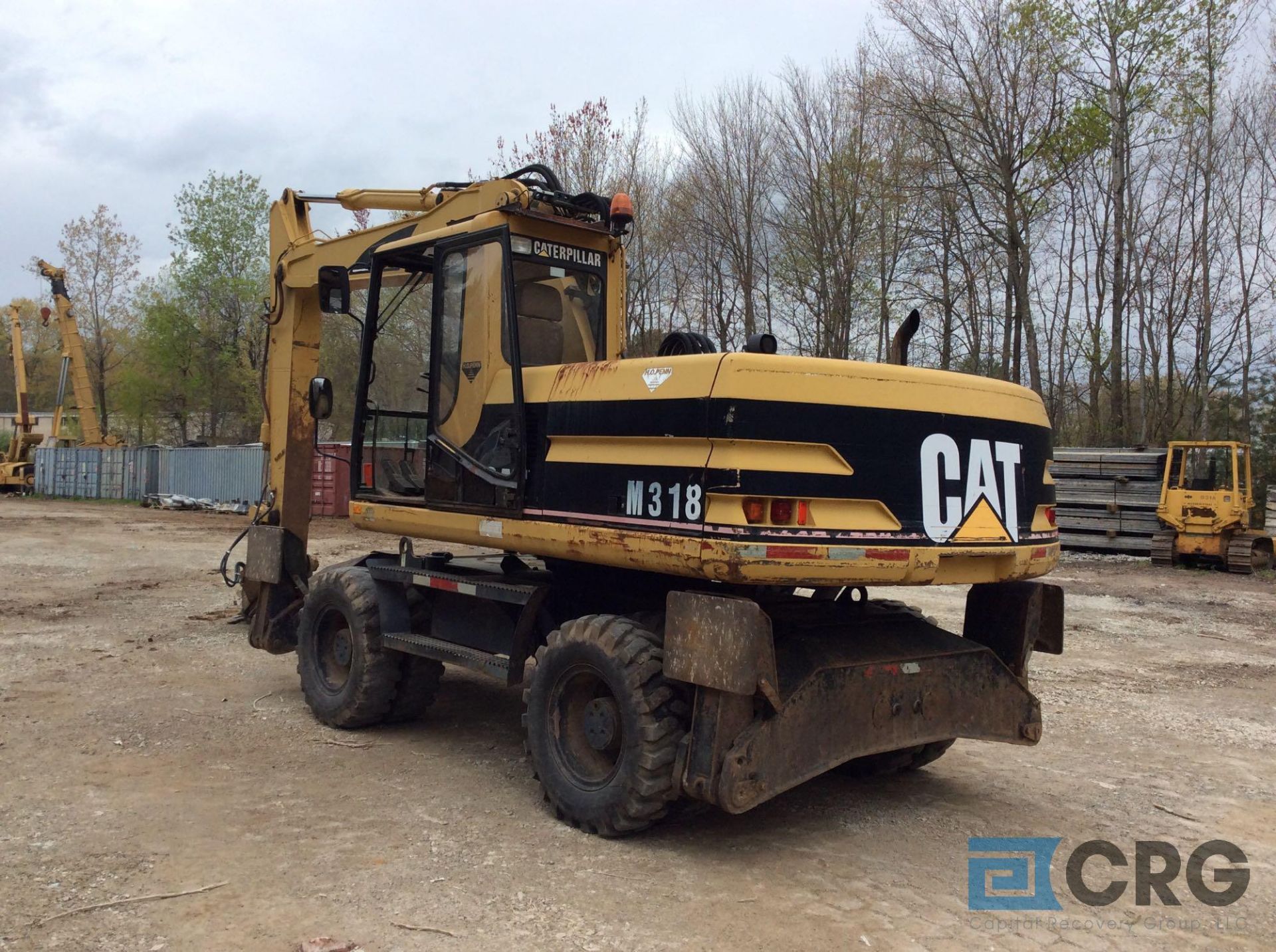 2000 CAT M318 wheel excavator, with WainRay 3 foot wide bucket, outriggers, enclosed cab, dual tires - Image 3 of 15